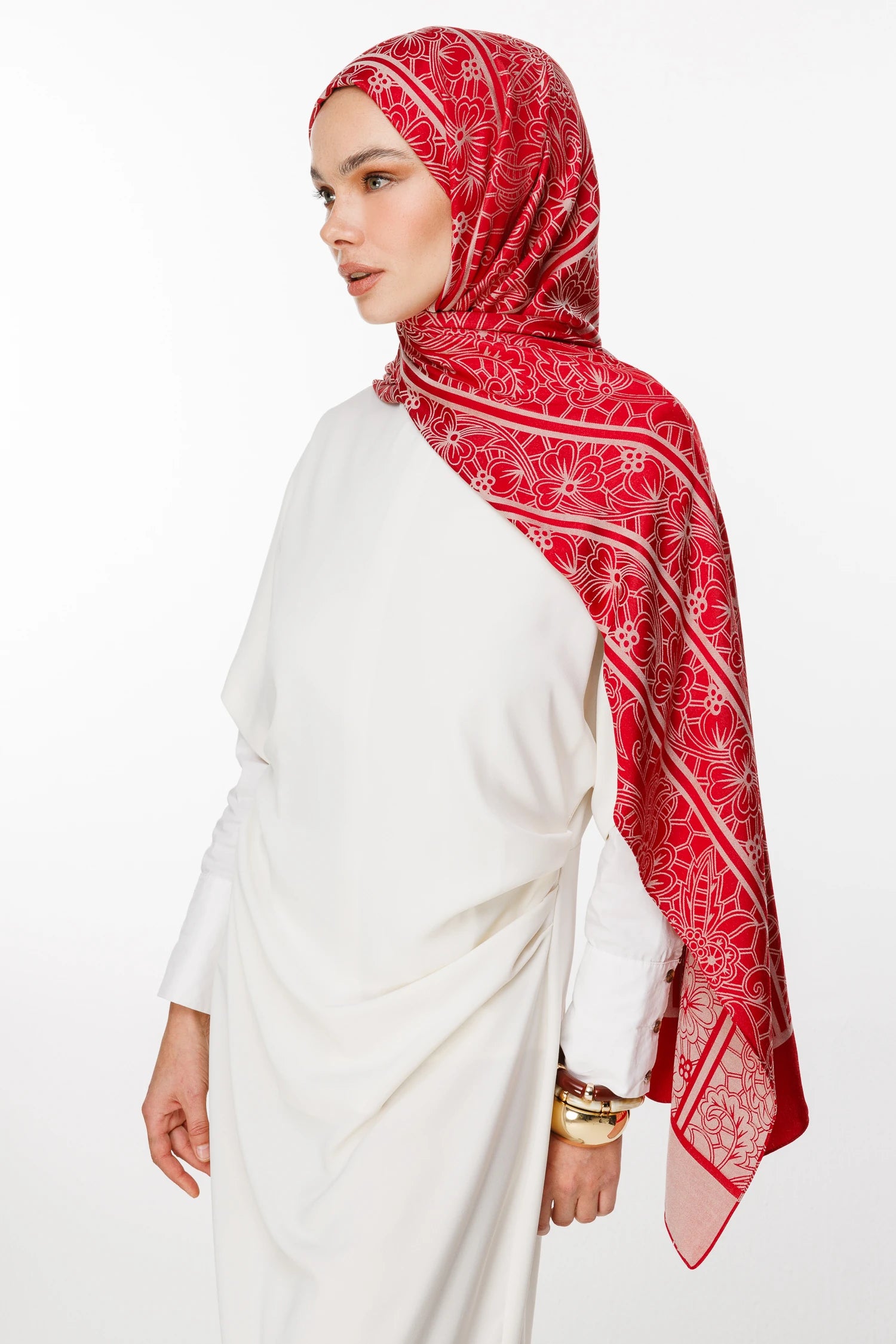 Lavin Desen Çift Taraflı Şal