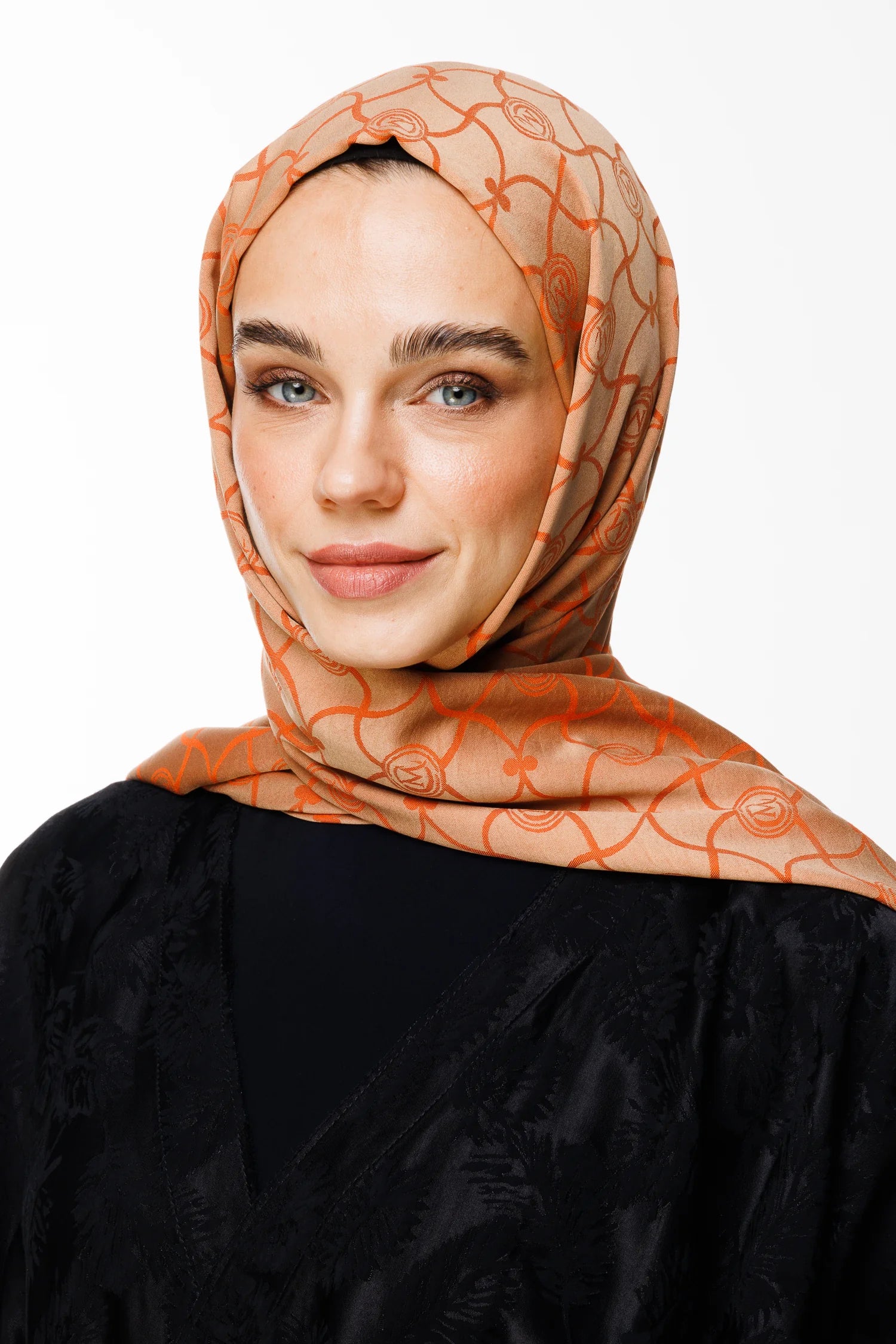 Marrakech Desen Çift Taraflı Şal