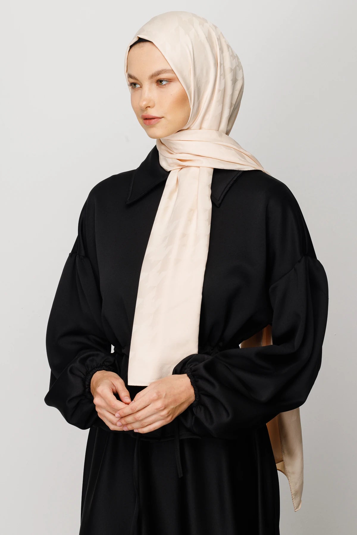 Kazayağı Desen İpeksi Jakar Şal