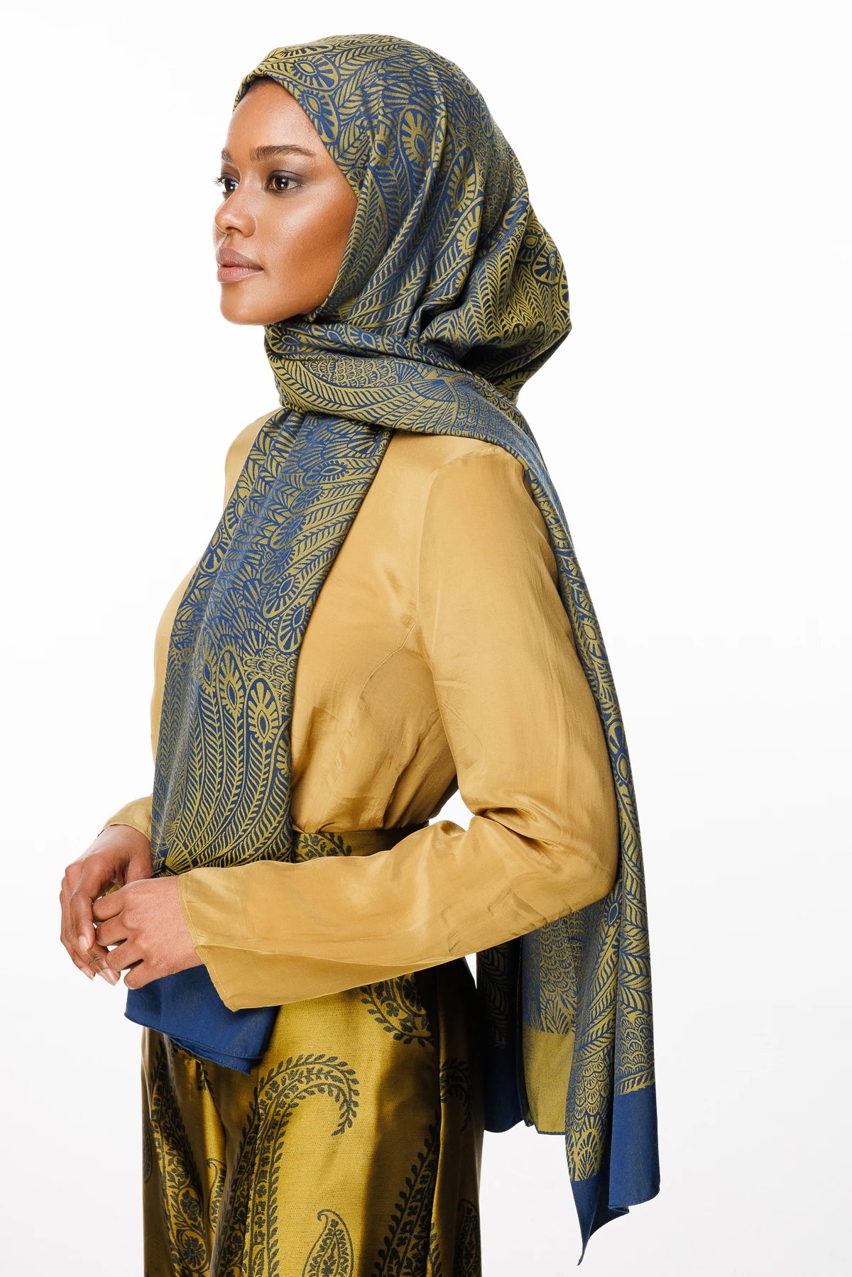 Mayra Desen Çift Taraflı Şal