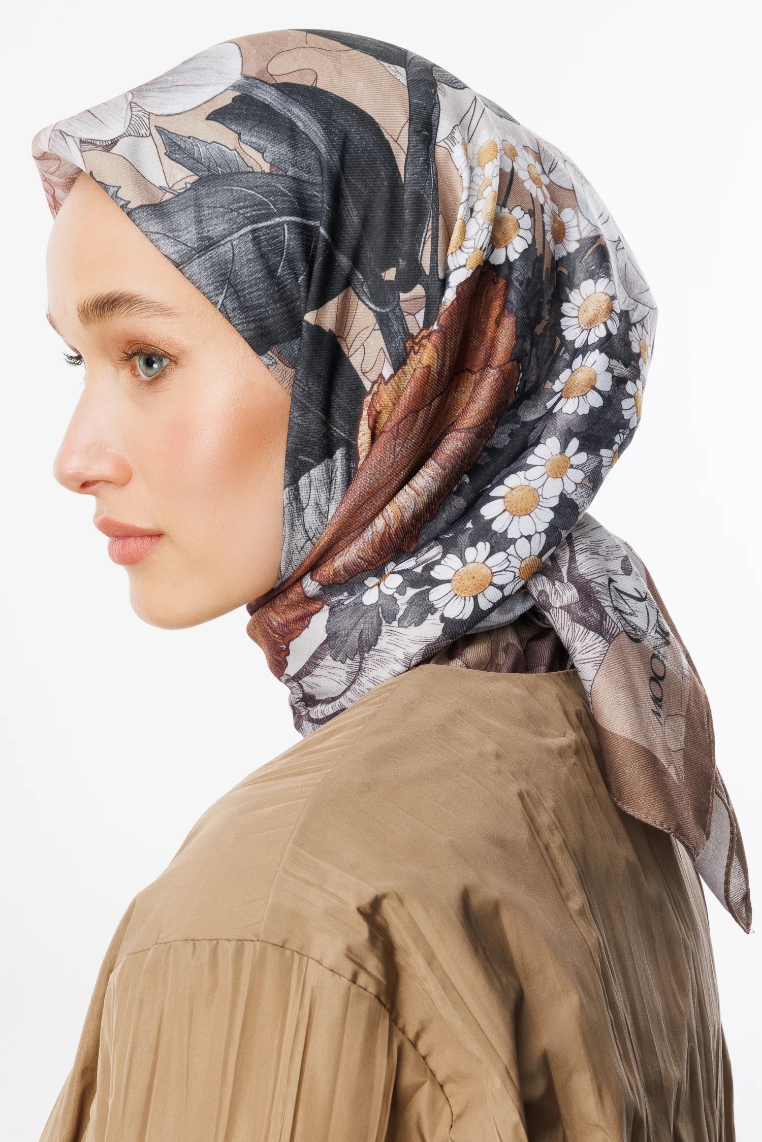 Floren Desen Pamuk Eşarp