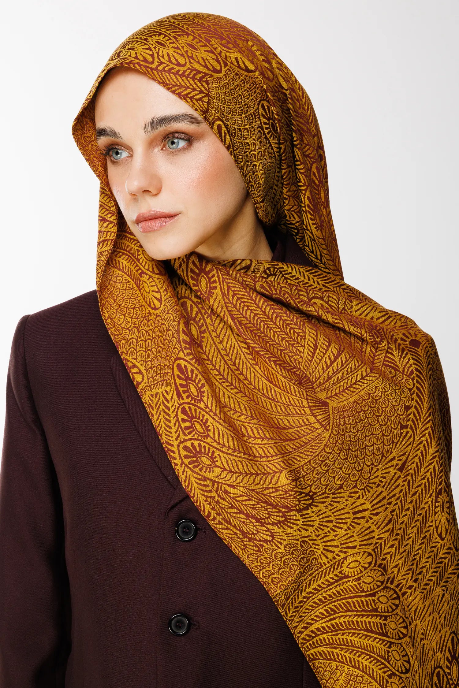 Mayra Desen Çift Taraflı Şal