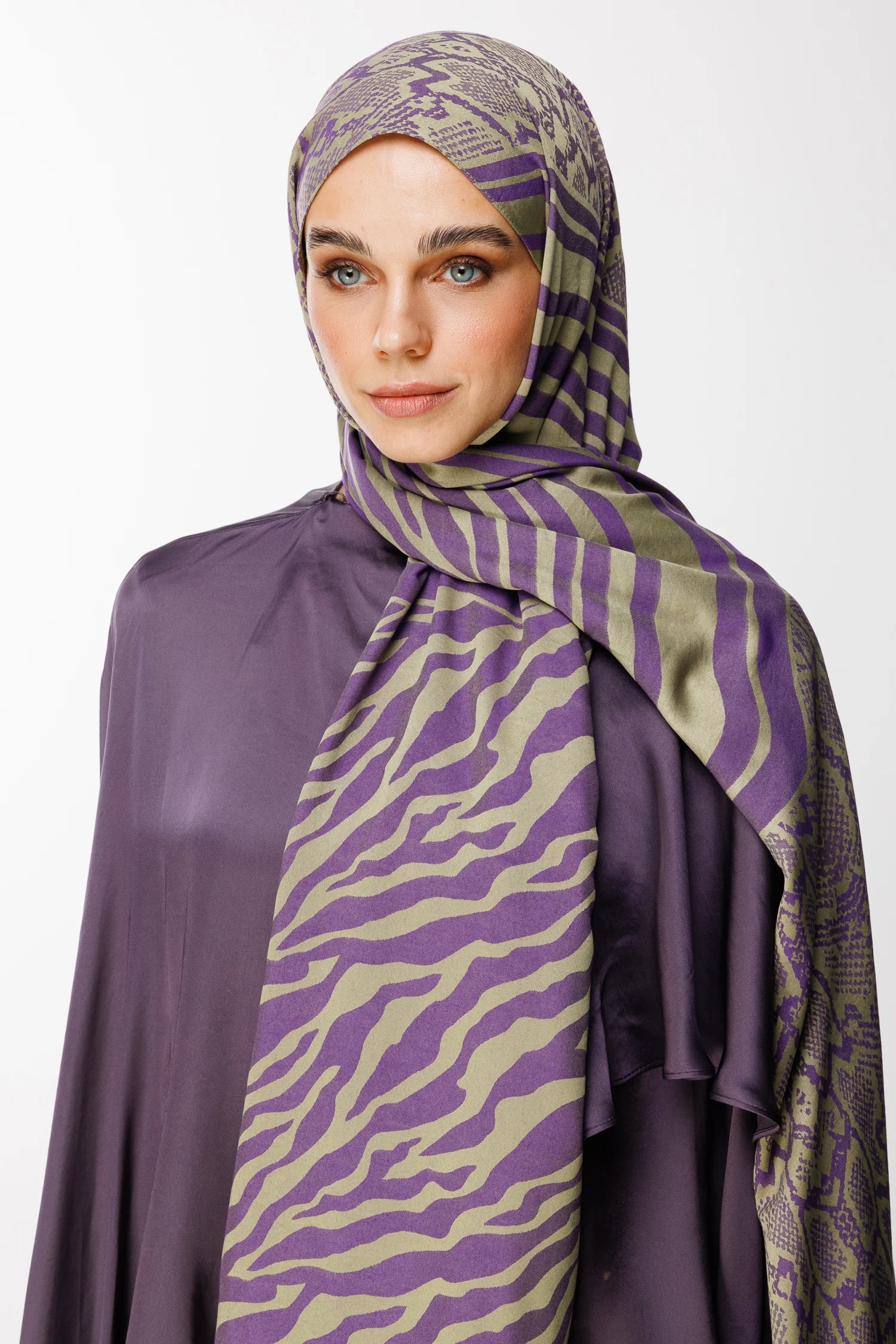 Riad Desen Çift Taraflı Şal