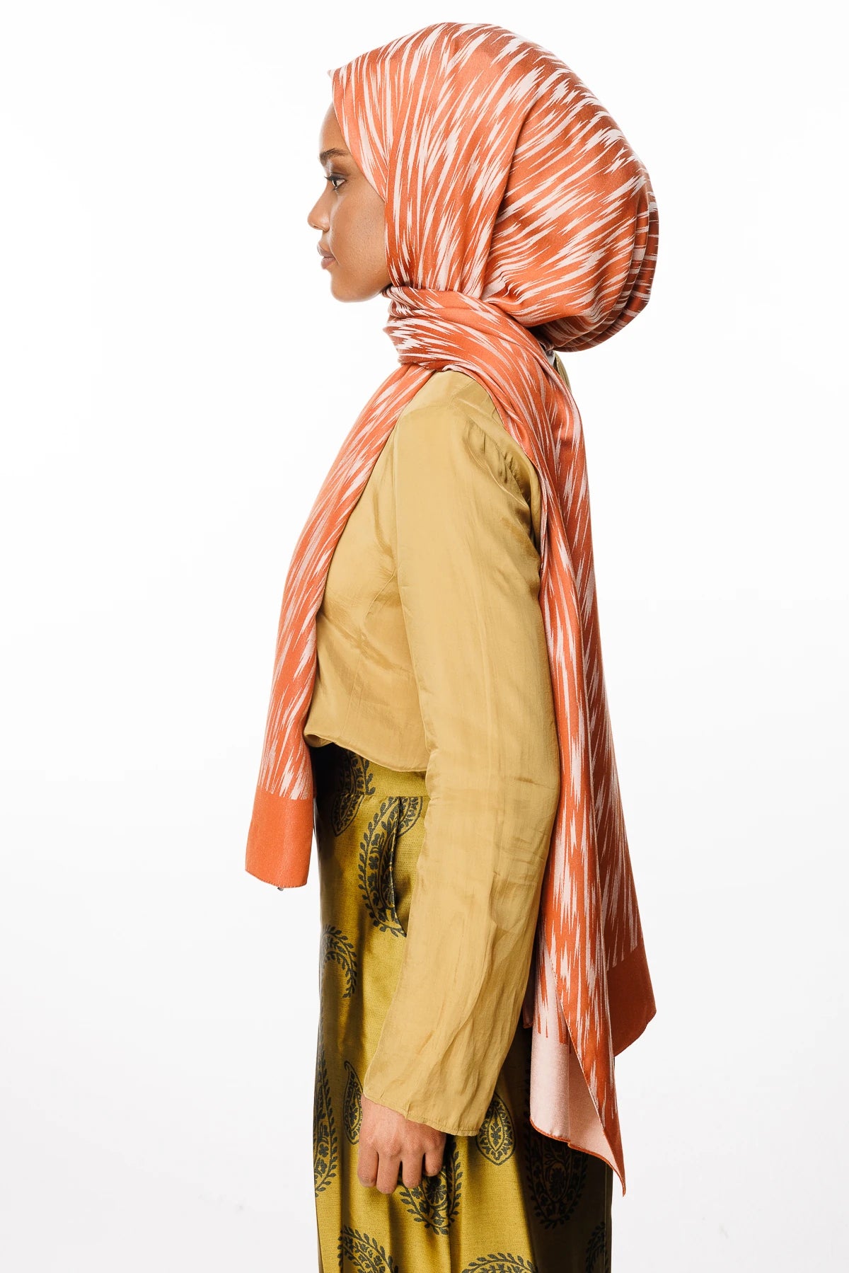 Selis Desen Çift Taraflı Şal