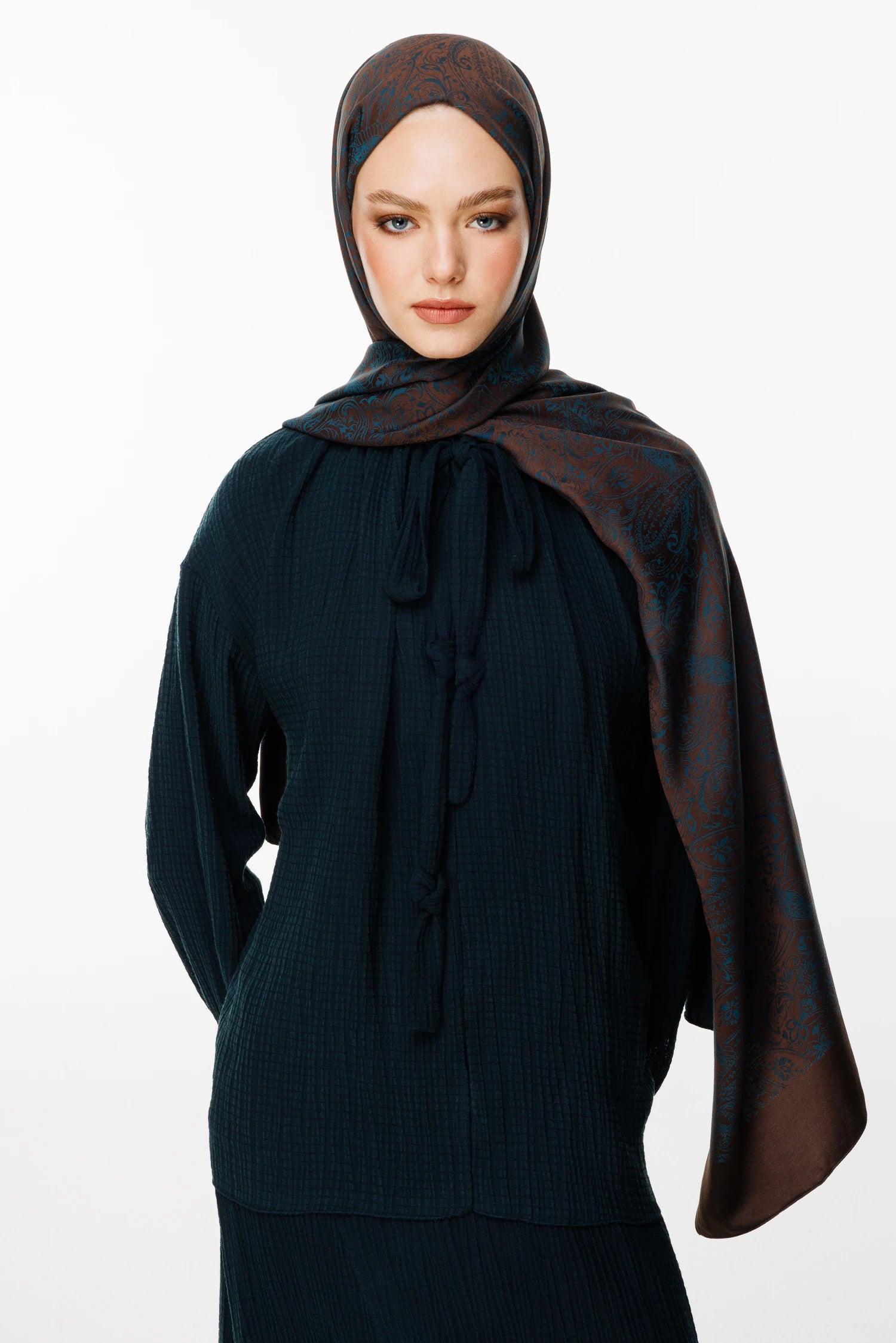 Velora Desen Çift Taraflı Şal