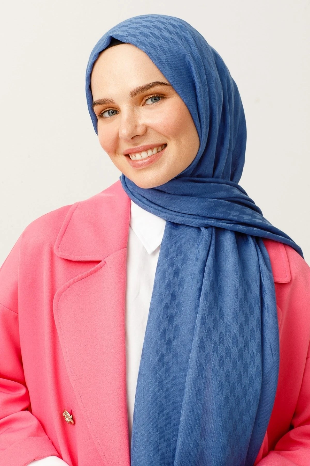 Kırlangıç Desen Pamuk Jakar Şal