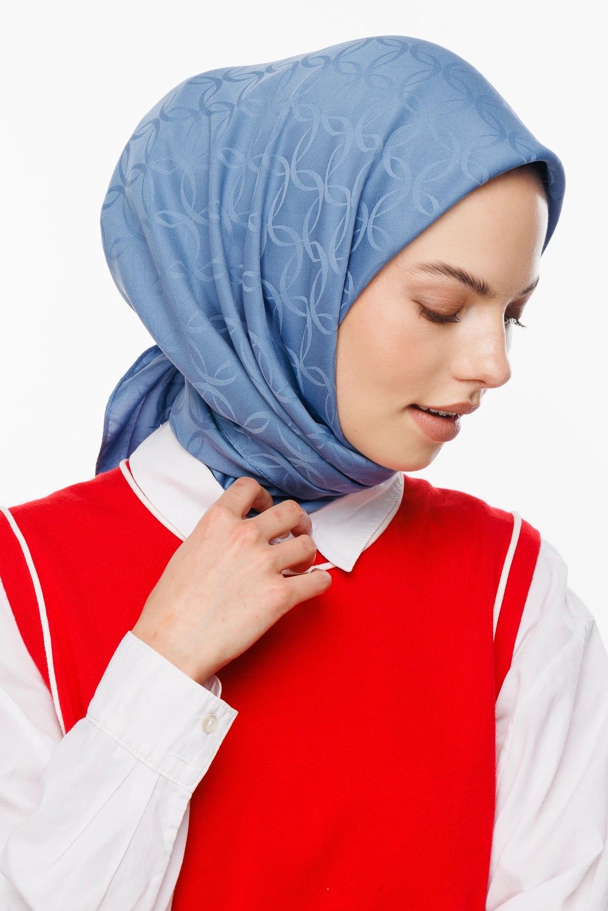 London Desen İpeksi Jakar Eşarp