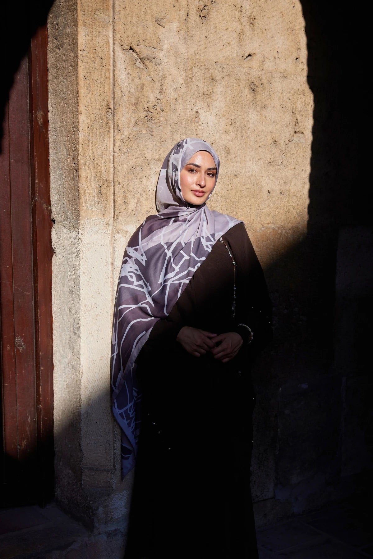 Turna Desen Sakura İpek Şal