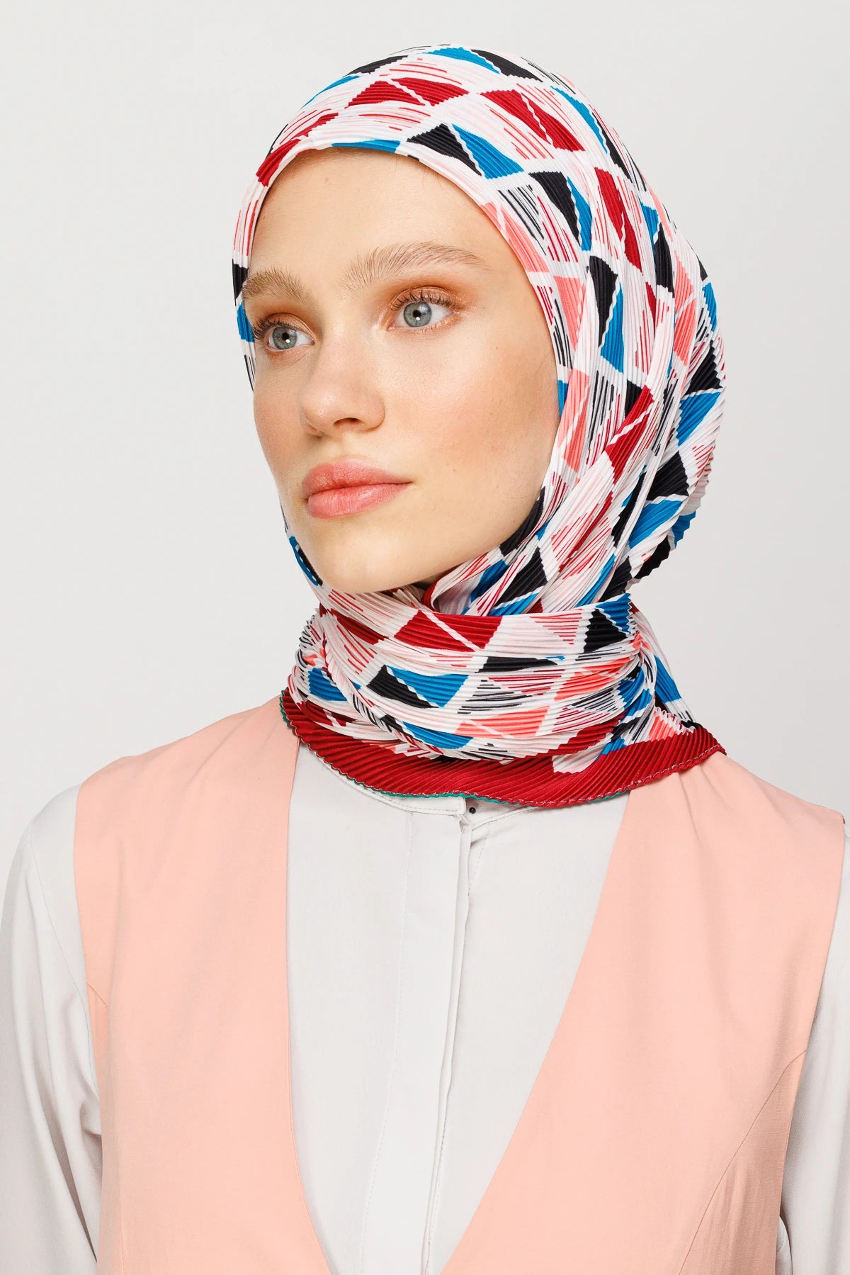 Prizma Desen Pilise Eşarp