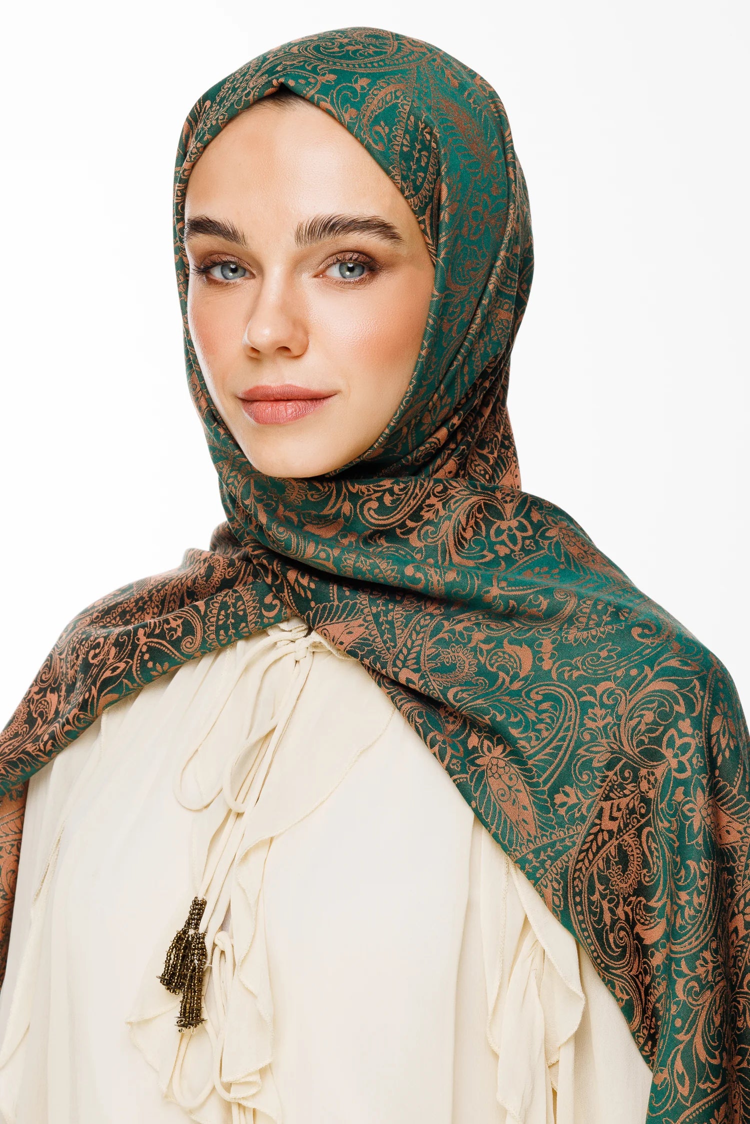 Velora Desen Çift Taraflı Şal