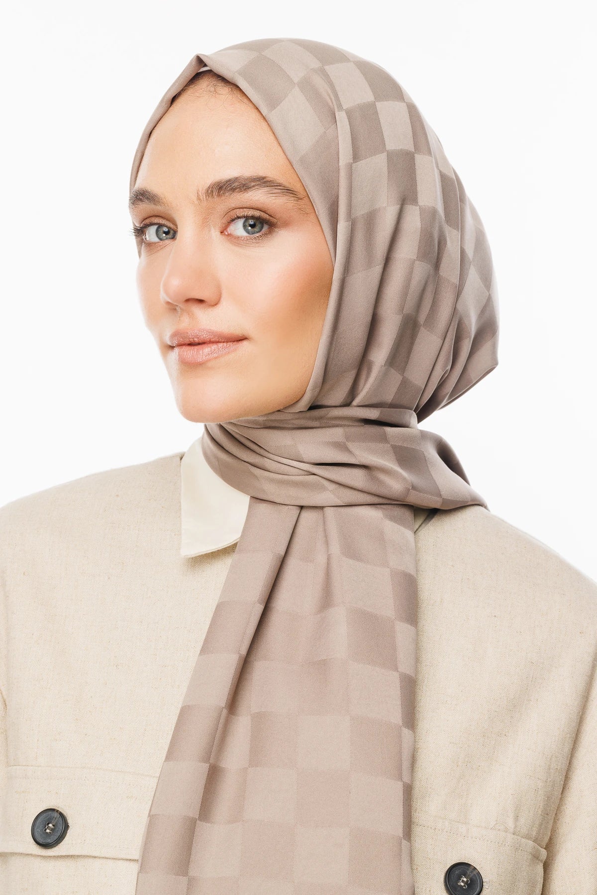 Dama Desen İpeksi Jakar Şal