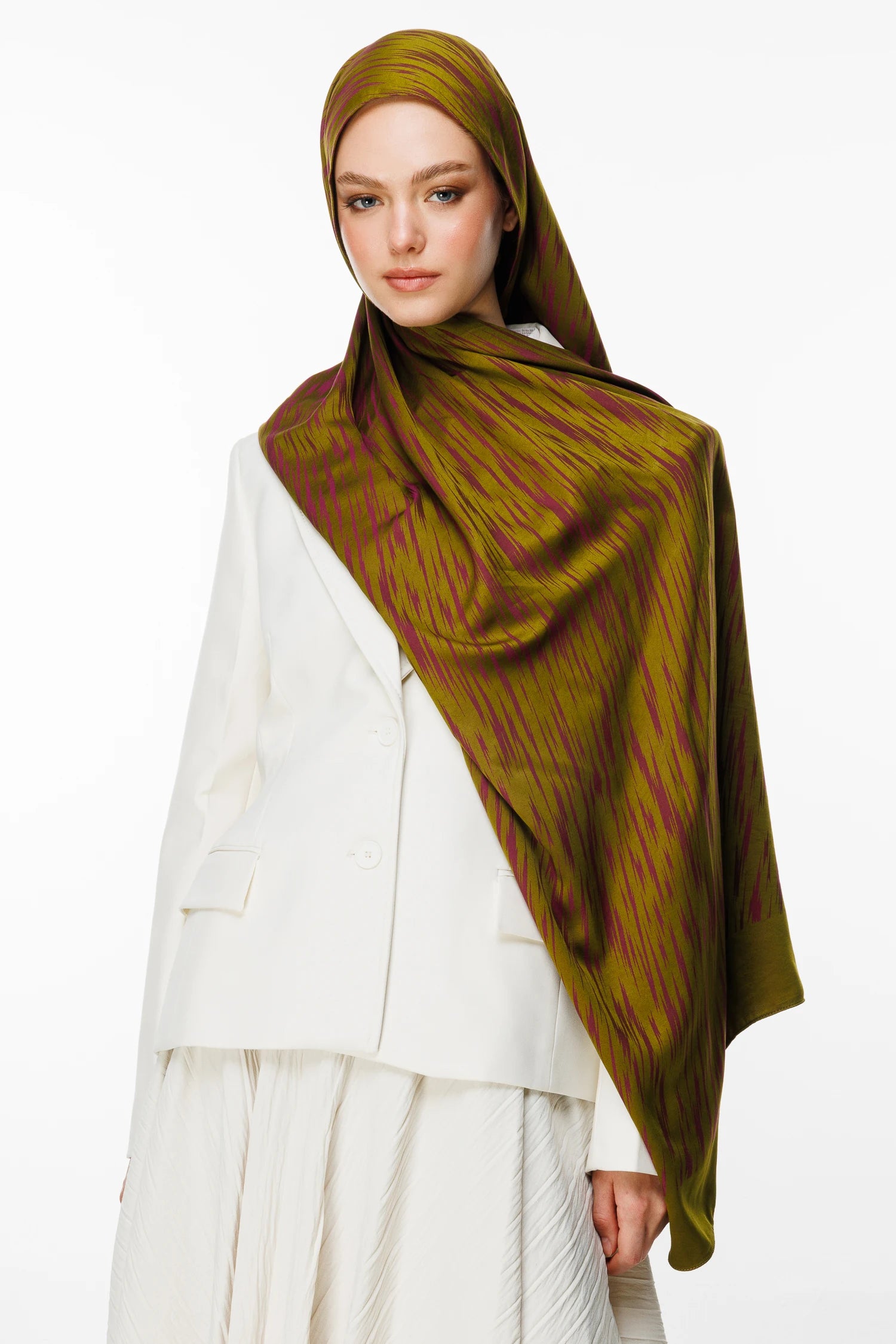 Selis Desen Çift Taraflı Şal