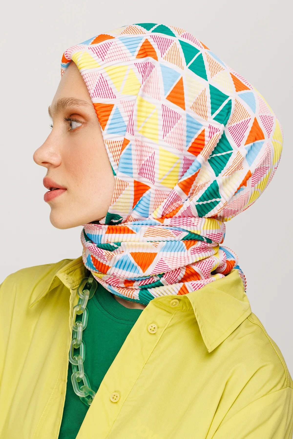 Prizma Desen Pilise Eşarp