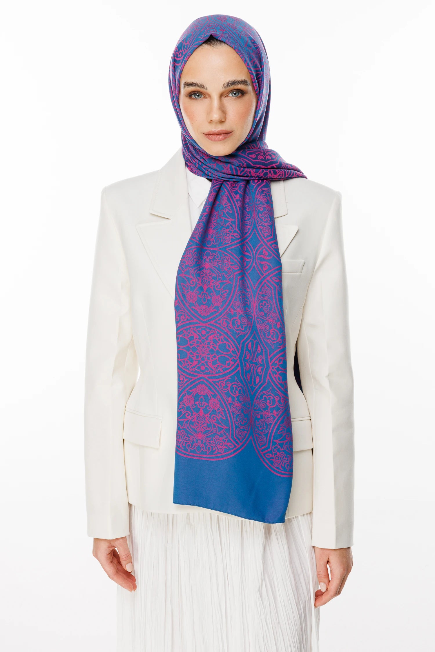 Morocco Desen Çift Taraflı Şal