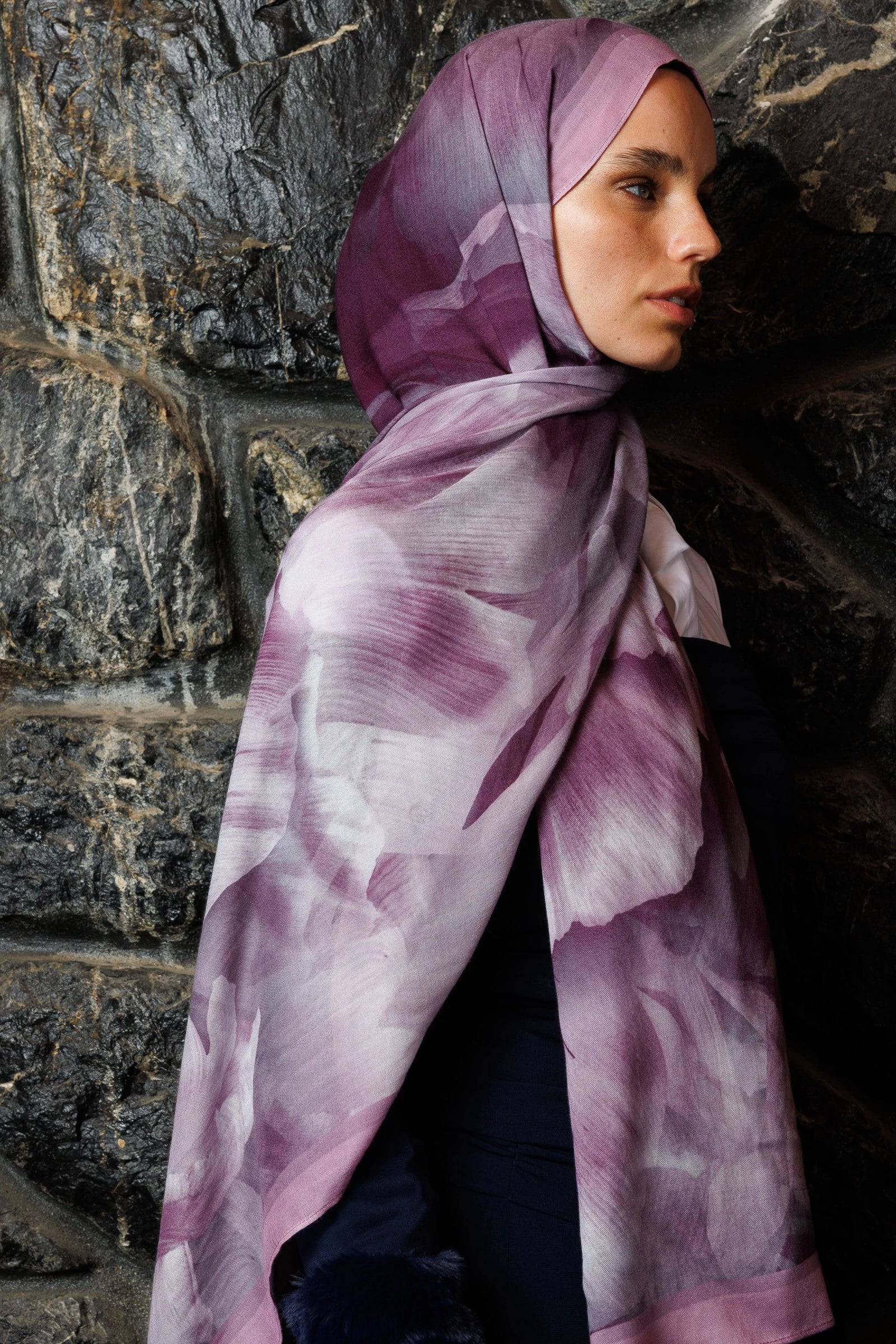 Fleur Desen Rami Şal