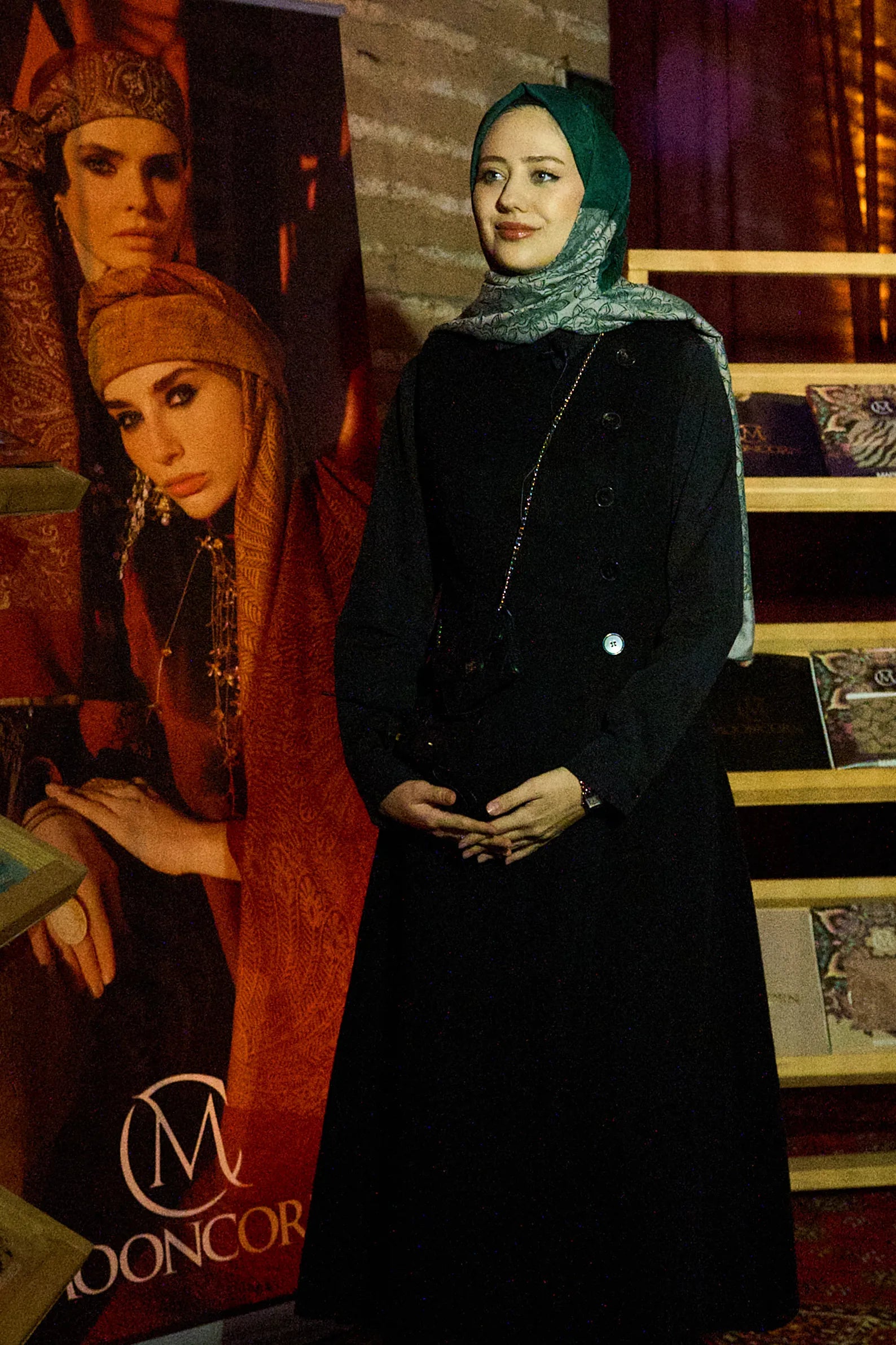 Nora Desen Çift Taraflı Şal