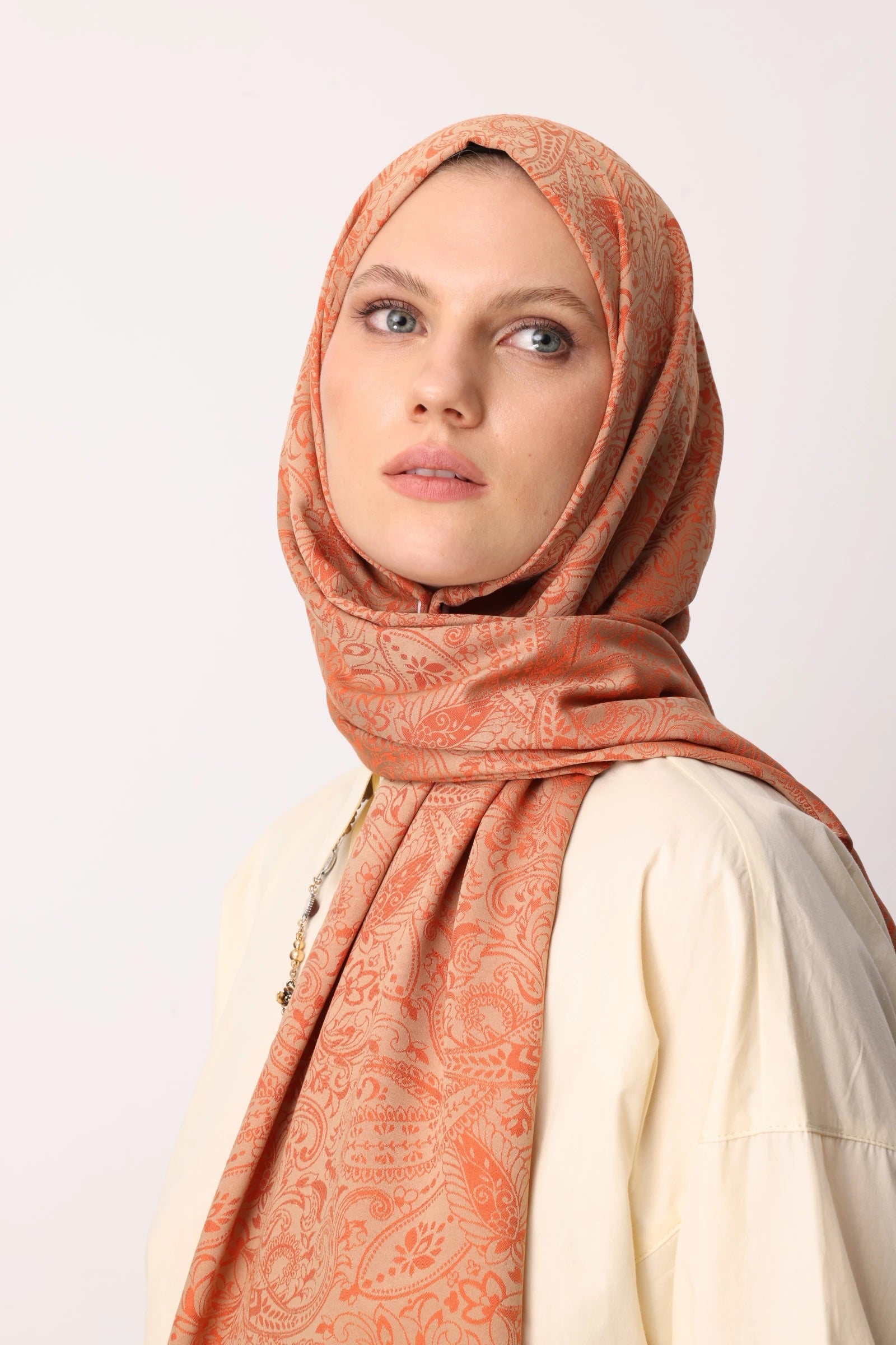 Velora Desen Çift Taraflı Şal