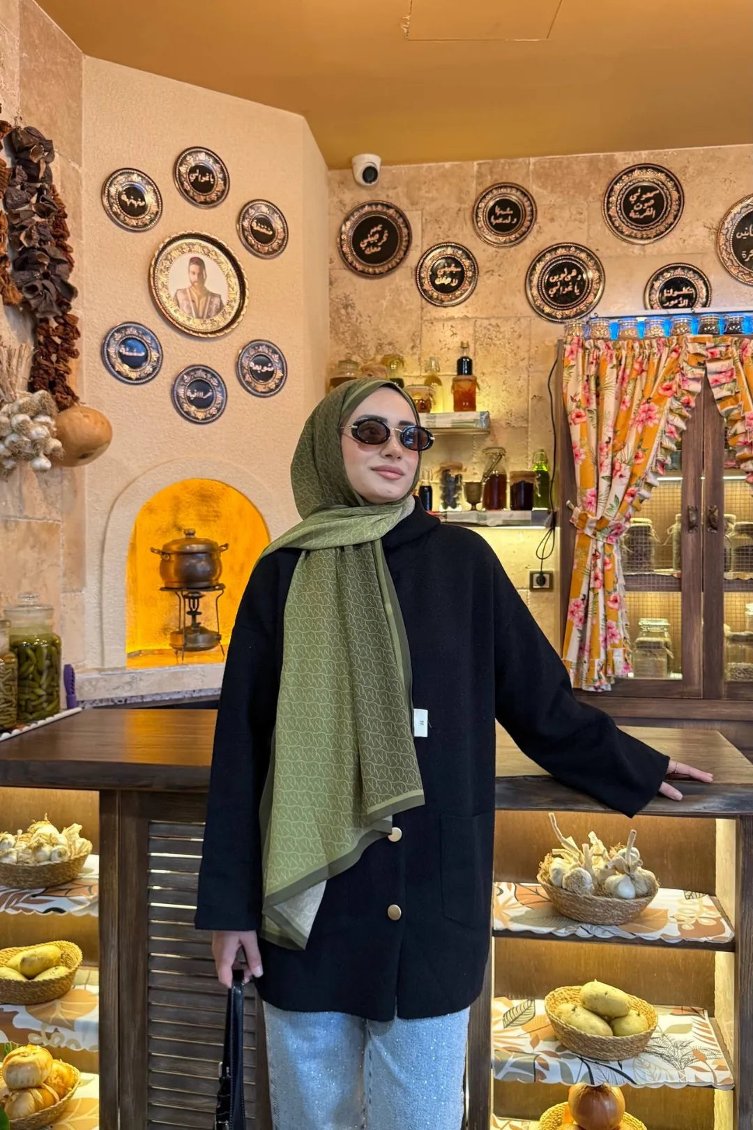 Monogram Hebei İpek Şal