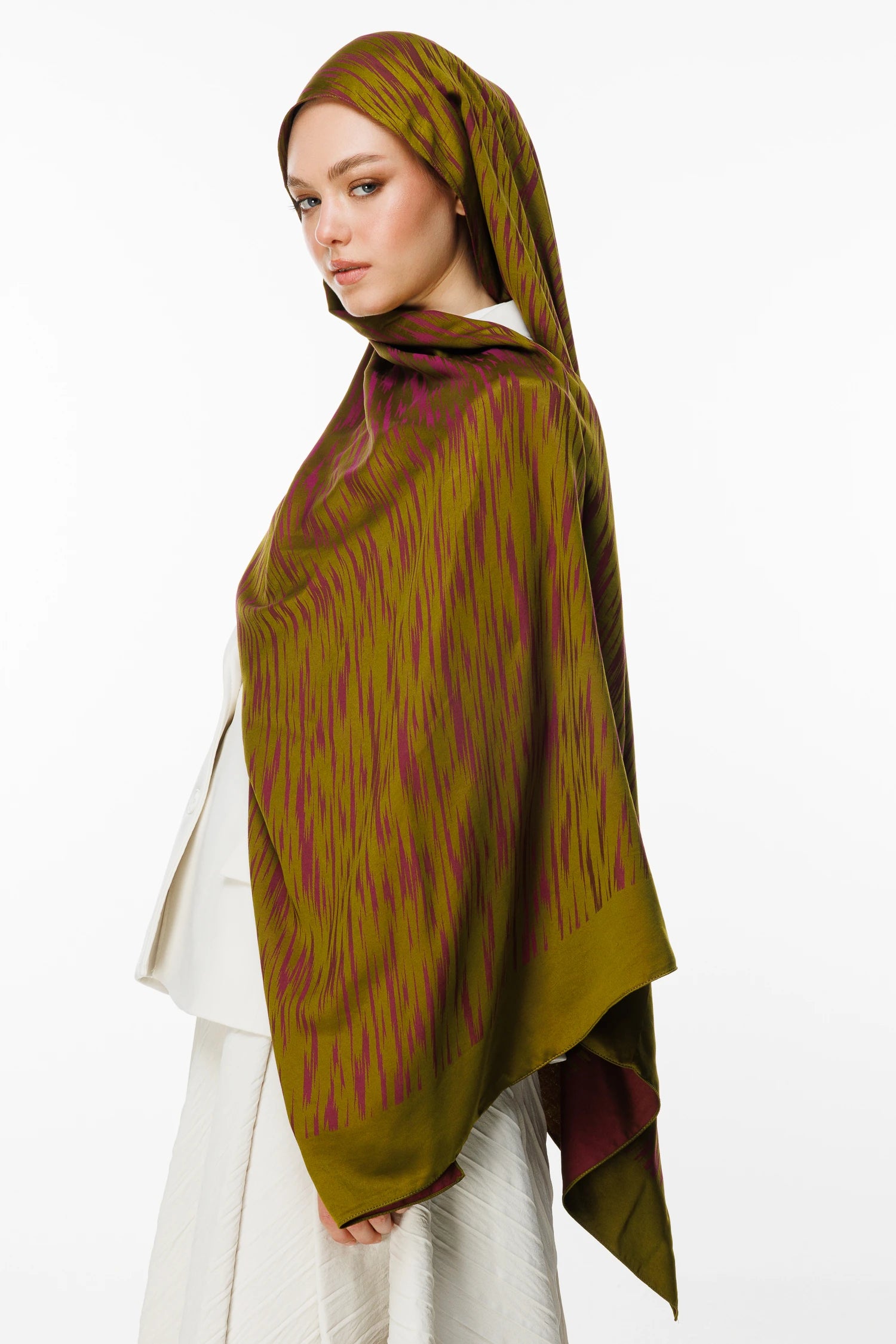 Selis Desen Çift Taraflı Şal