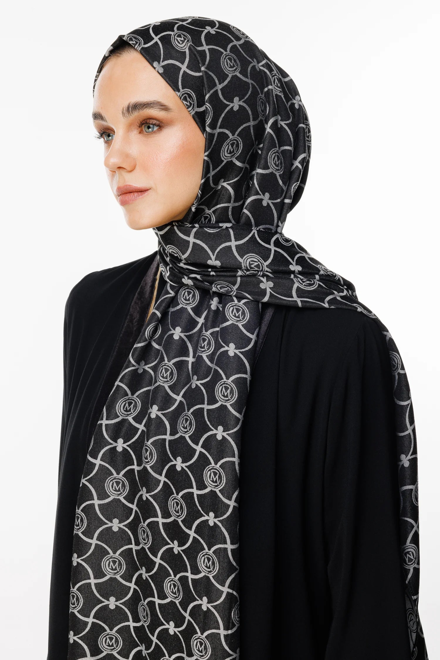 Marrakech Desen Çift Taraflı Şal