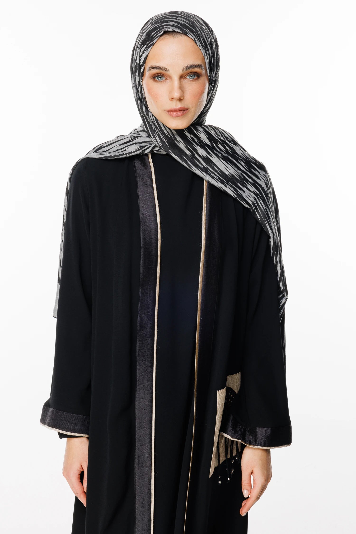 Selis Desen Çift Taraflı Şal