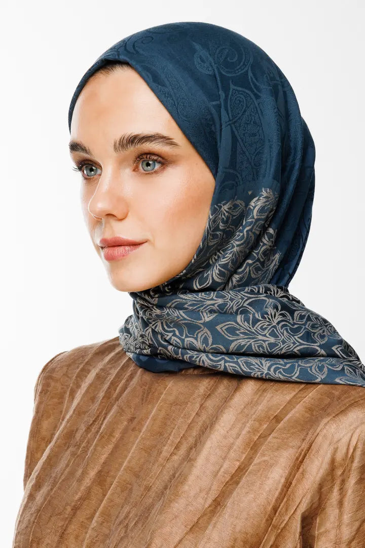 Nora Desen Çift Taraflı Şal