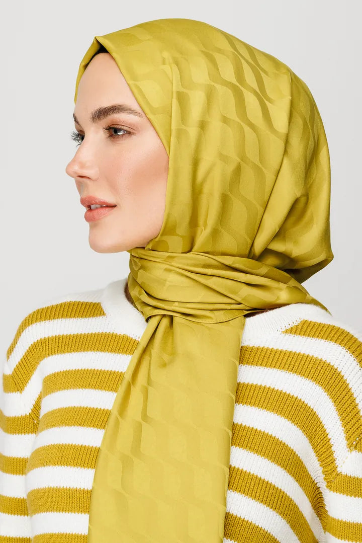 Dalga Desen İpeksi Jakar Şal