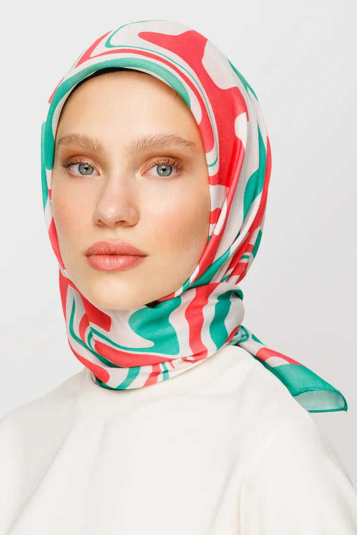 Mira Desen Dijital Soft Eşarp