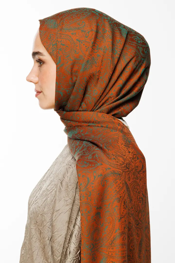 Velora Desen Çift Taraflı Şal