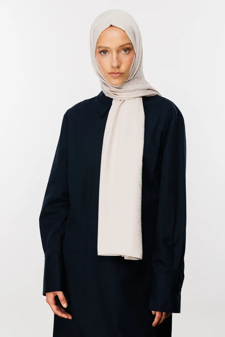 Lotus Desen İpeksi Jakar Şal