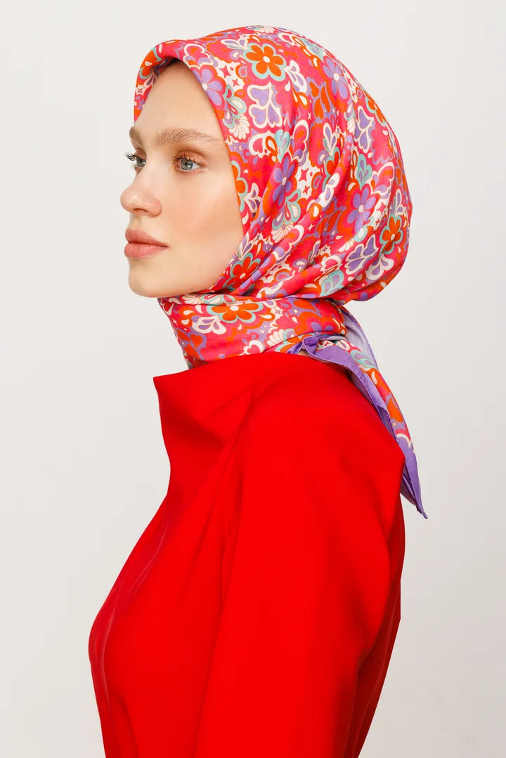 Daisy Desen Dijital Soft Eşarp