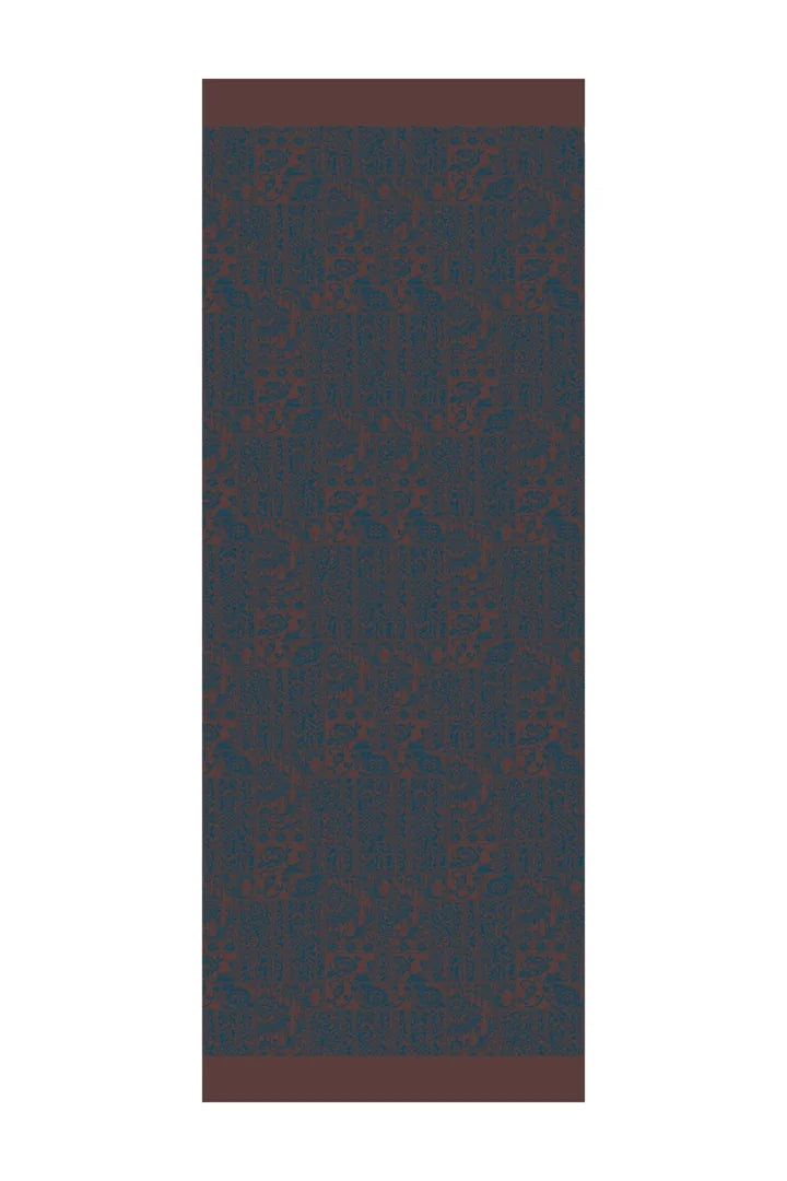 Henna Desen Çift Taraflı Şal