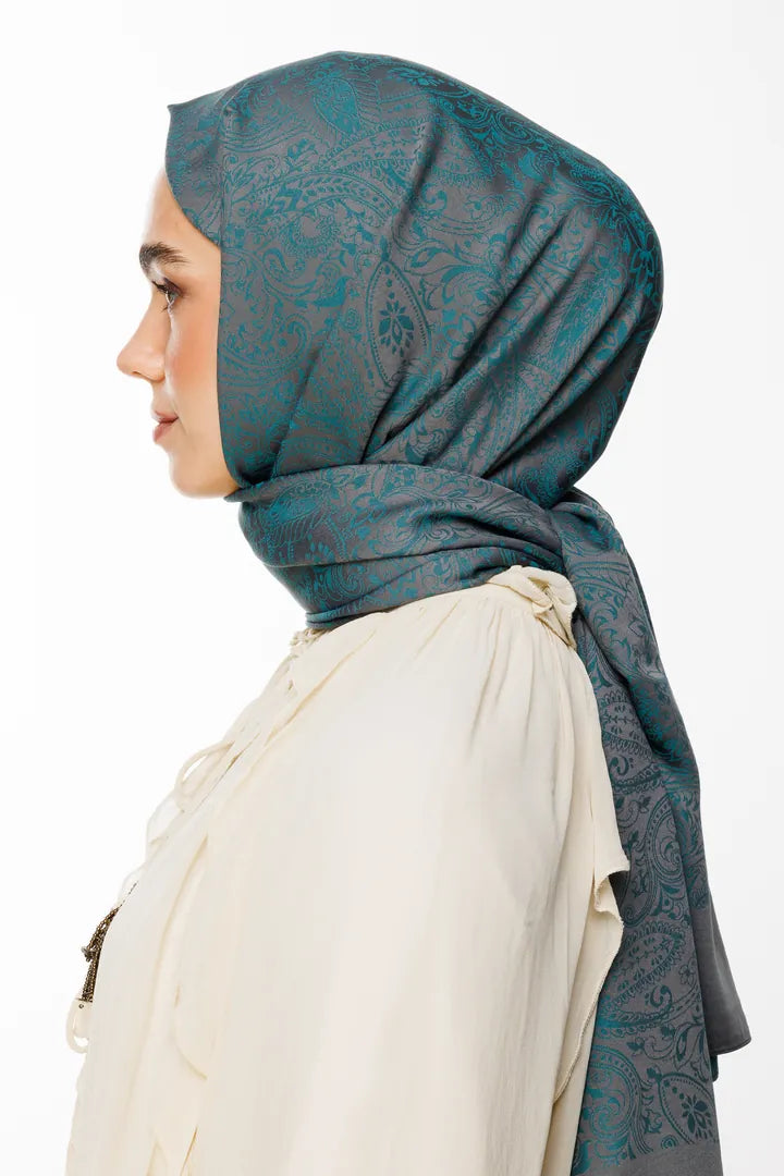 Velora Desen Çift Taraflı Şal