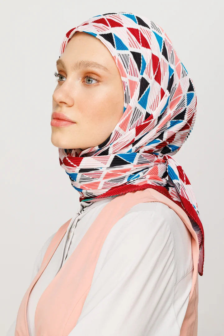 Prizma Desen Pilise Eşarp