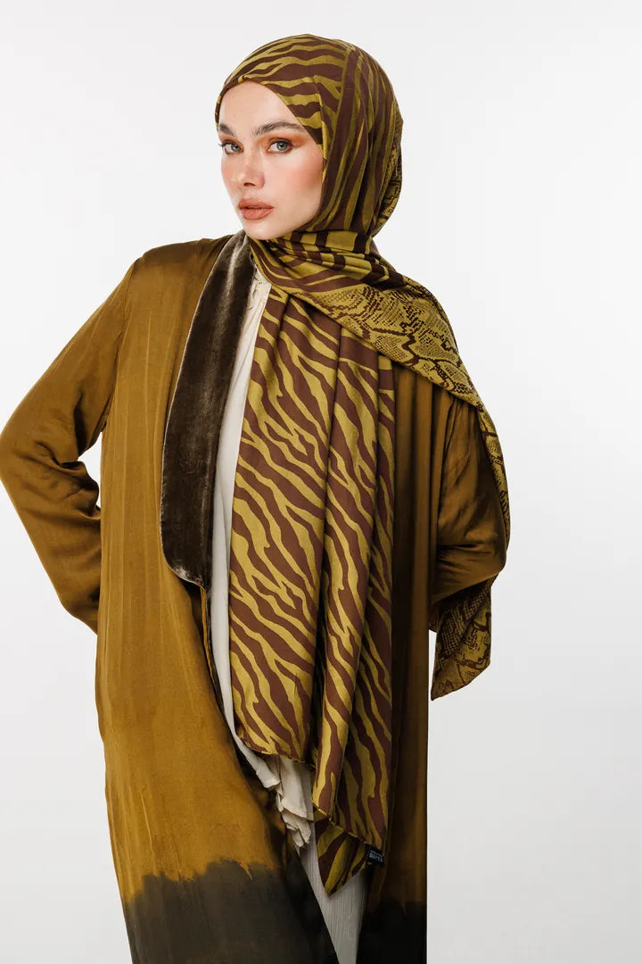 Riad Desen Çift Taraflı Şal