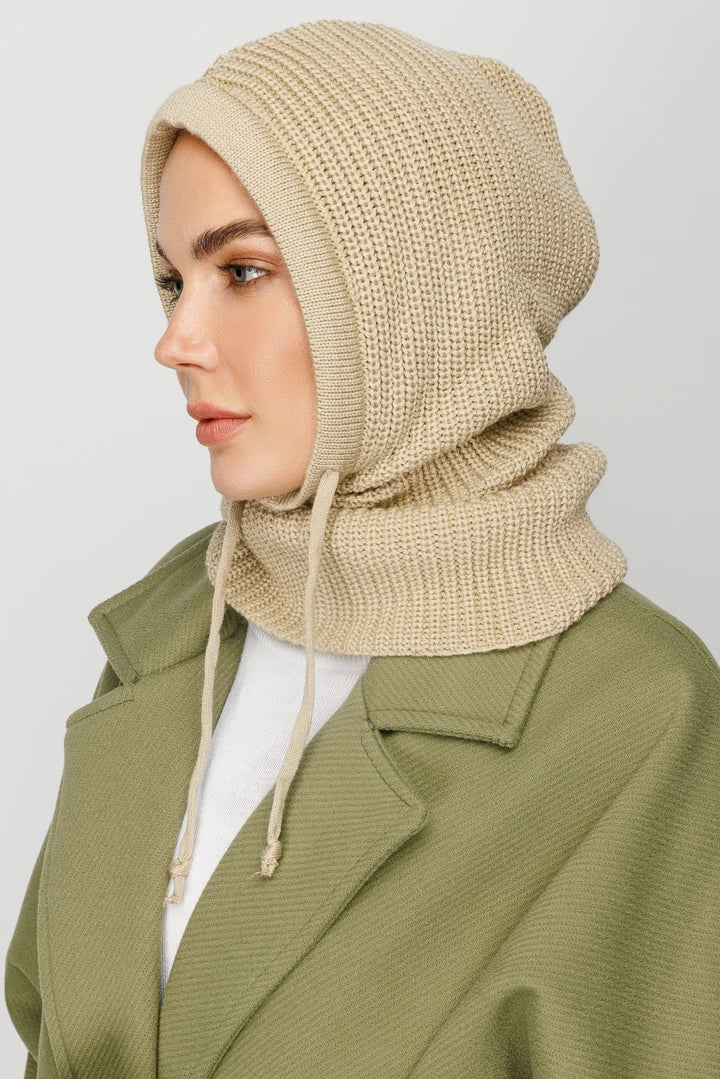 Balaclava Triko Başlık