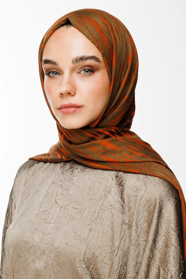 Selis Desen Çift Taraflı Şal