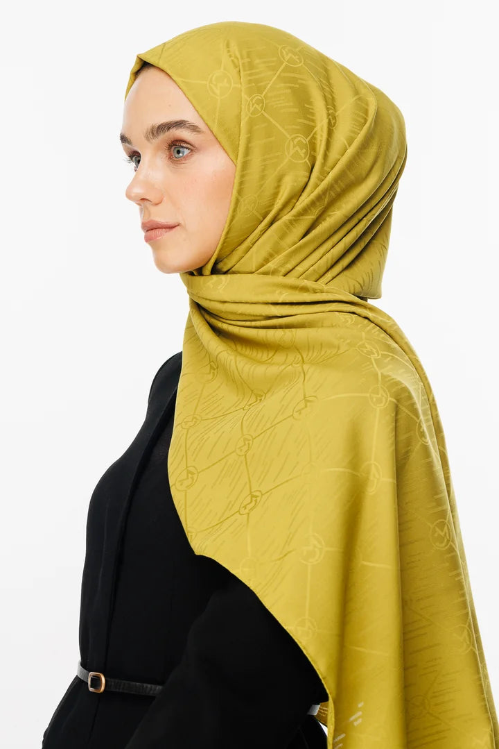 Moon Is Desen Jakar Şal