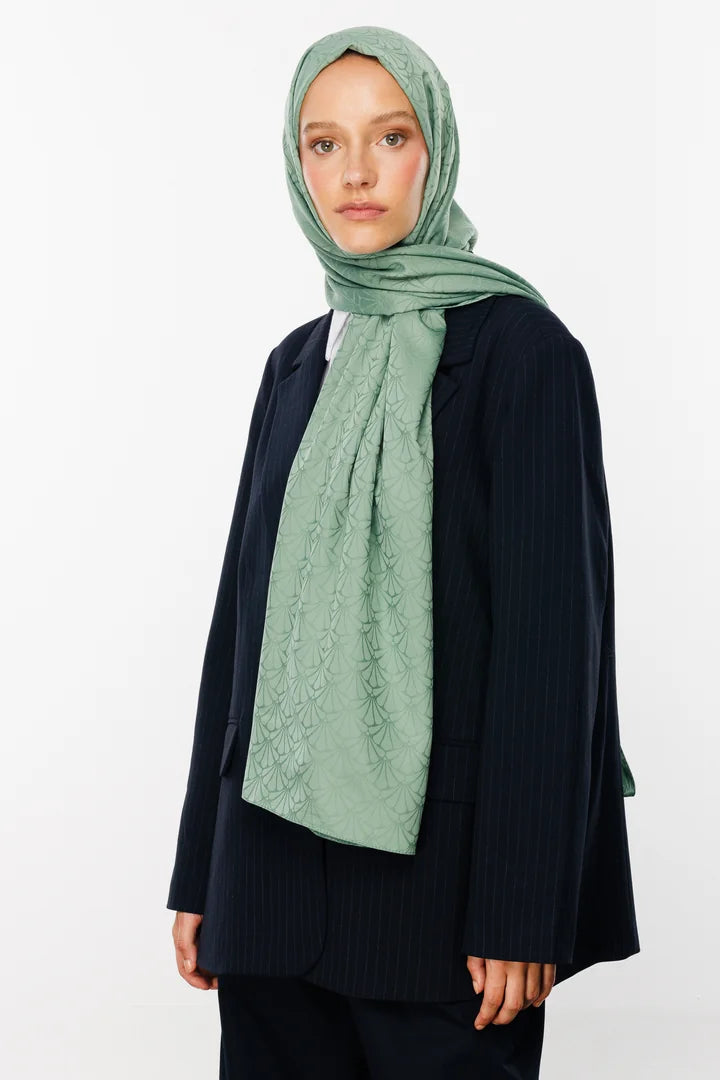 Lotus Desen İpeksi Jakar Şal