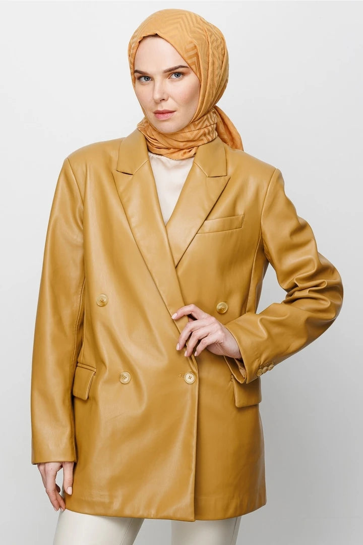 Zikzak Desen Pamuk Jakar Şal