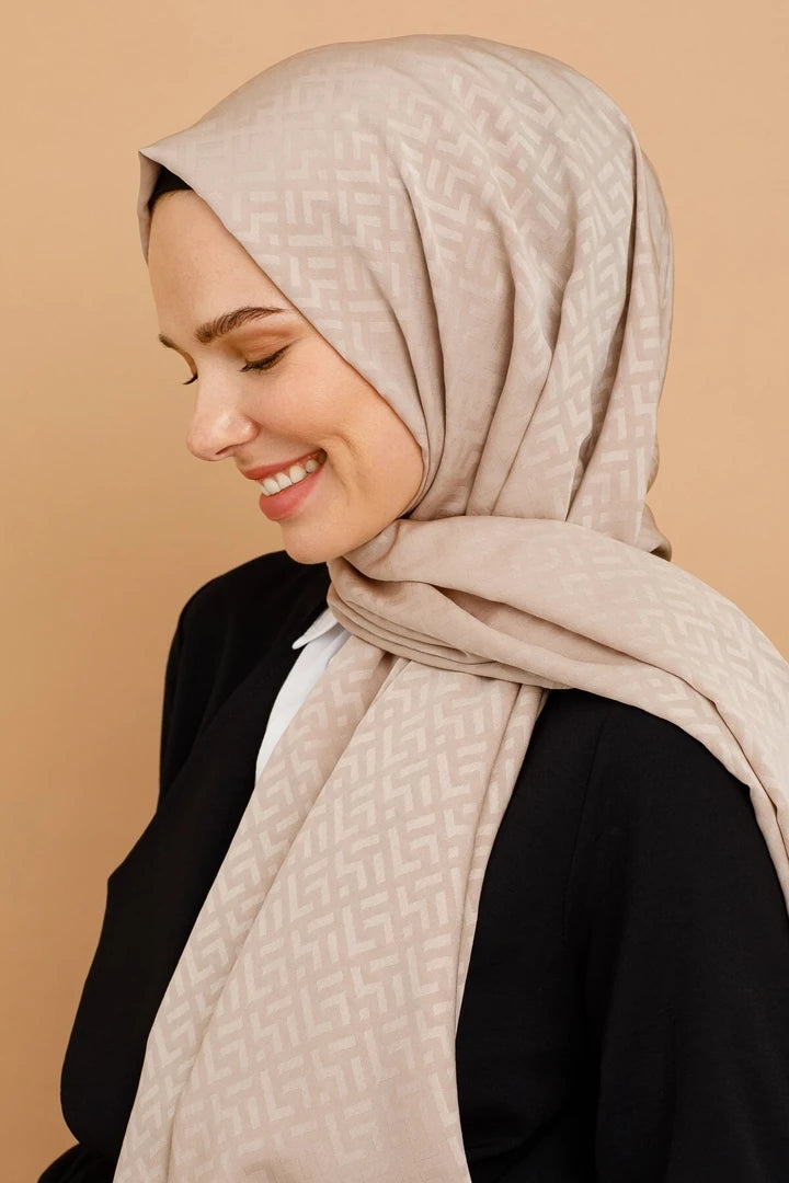 Z Desen İpeksi Jakar Şal