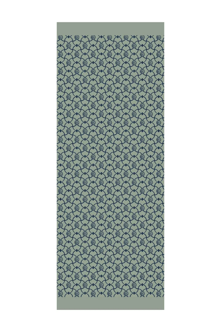 Marrakech Desen Çift Taraflı Şal