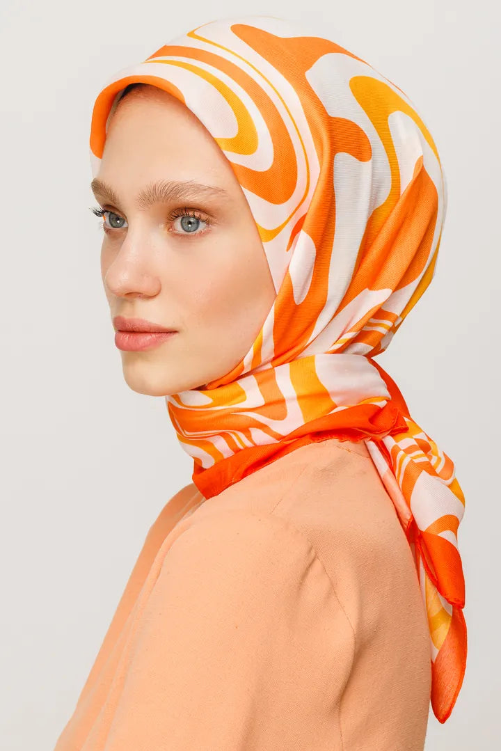 Mira Desen Dijital Soft Eşarp