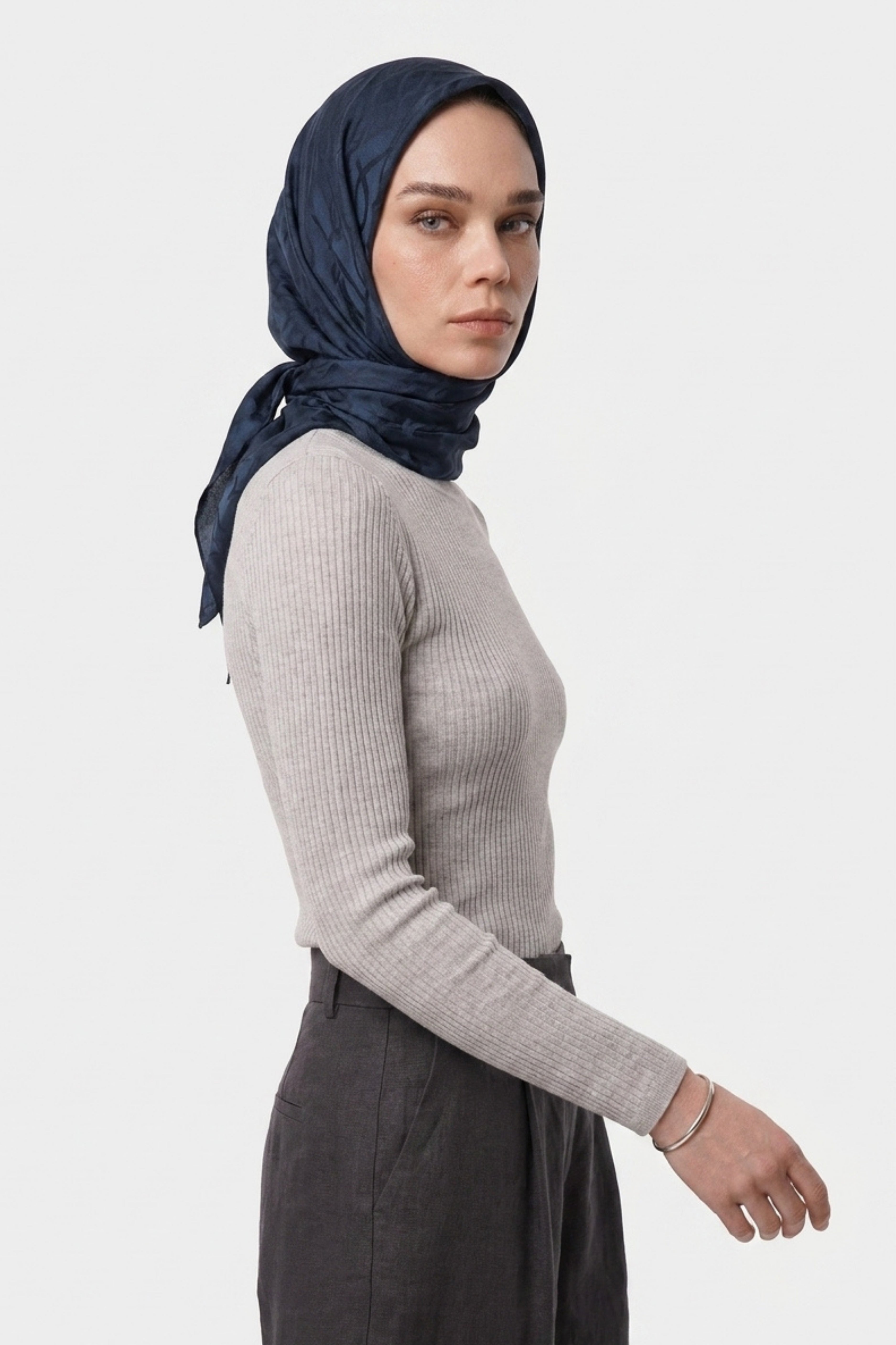 Chain Desen Ayrobin Jakar Eşarp
