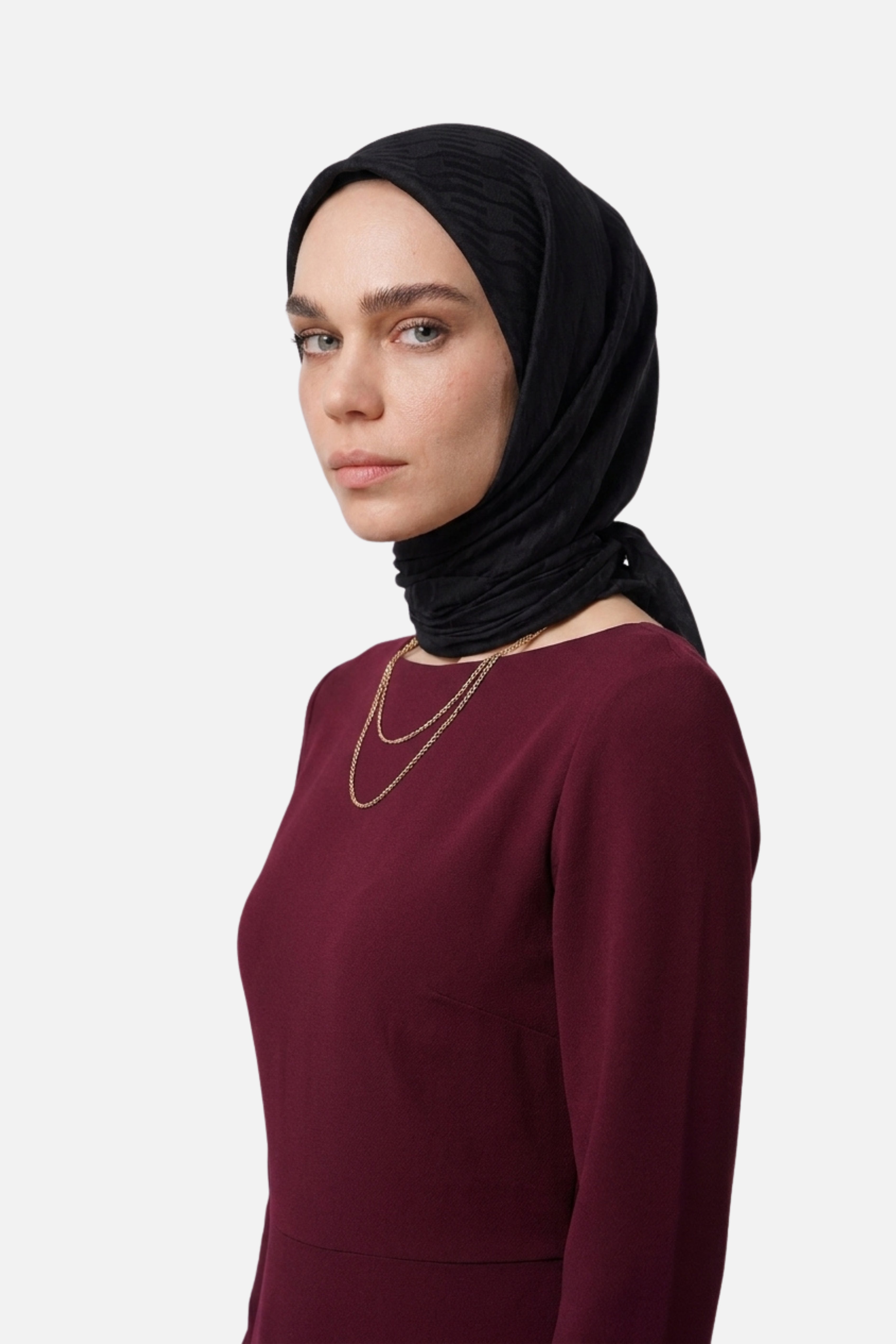 Grove Desen Ayrobin Jakar Eşarp