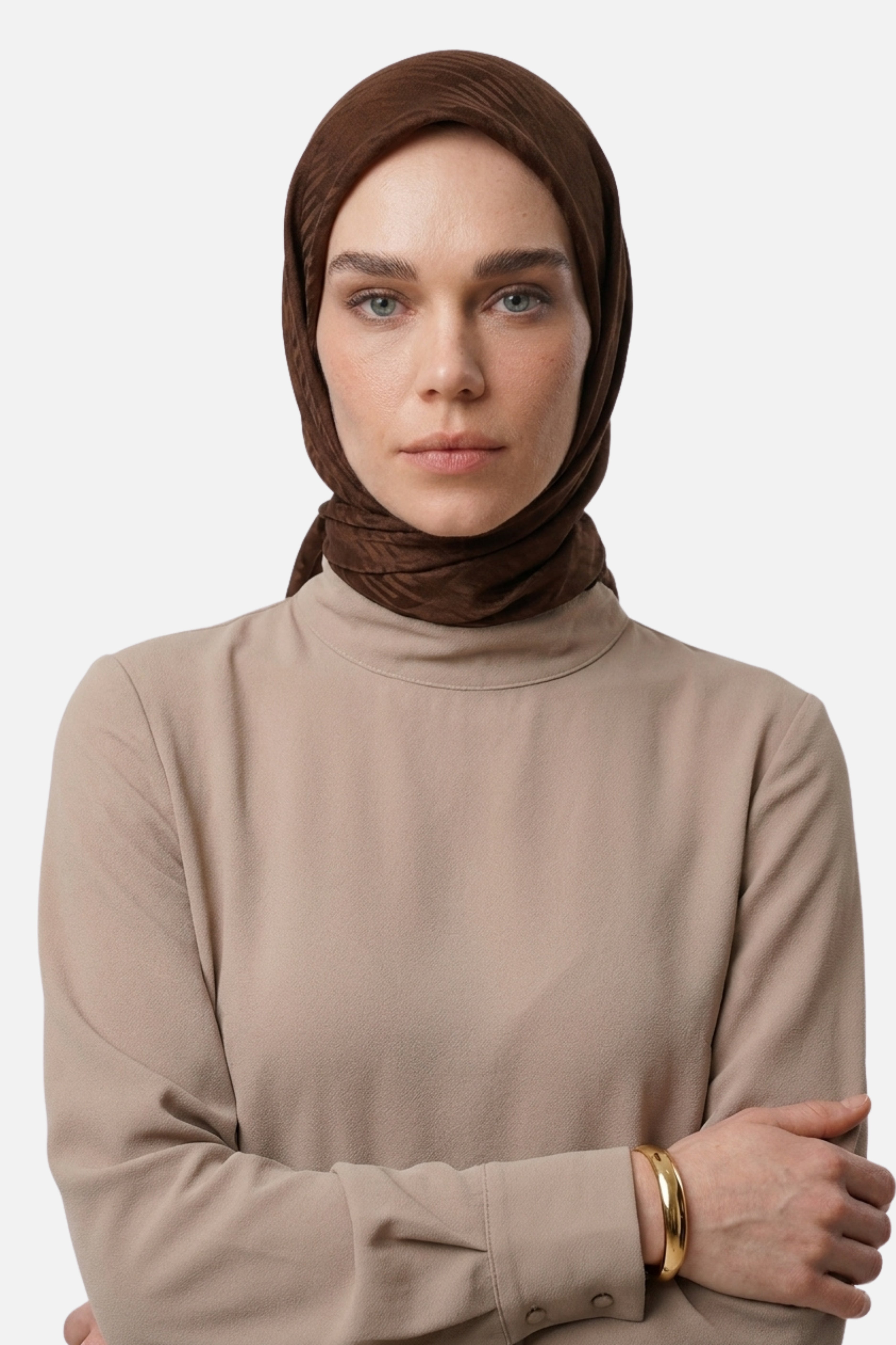 Grove Desen Ayrobin Jakar Eşarp