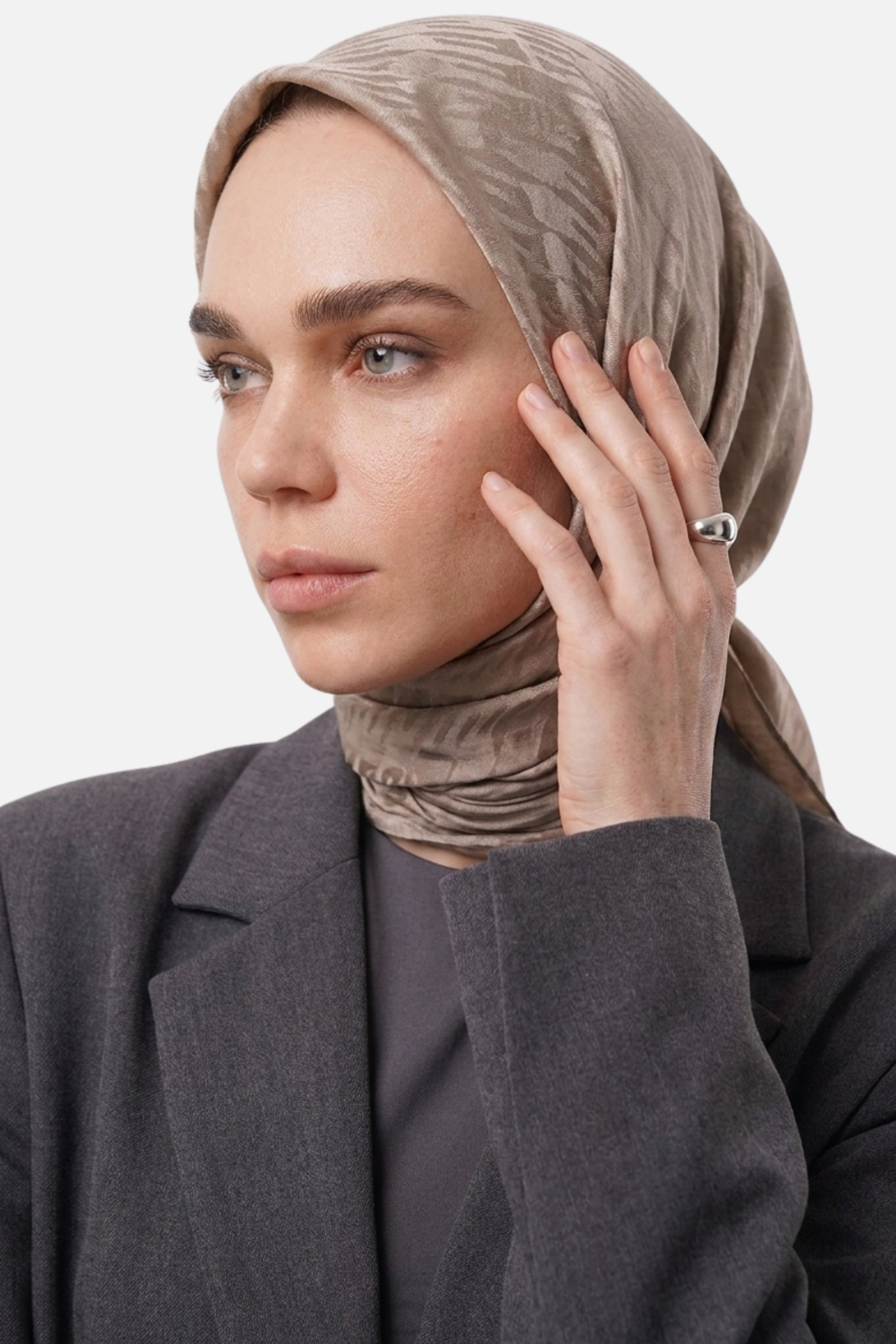 Grove Desen Ayrobin Jakar Eşarp