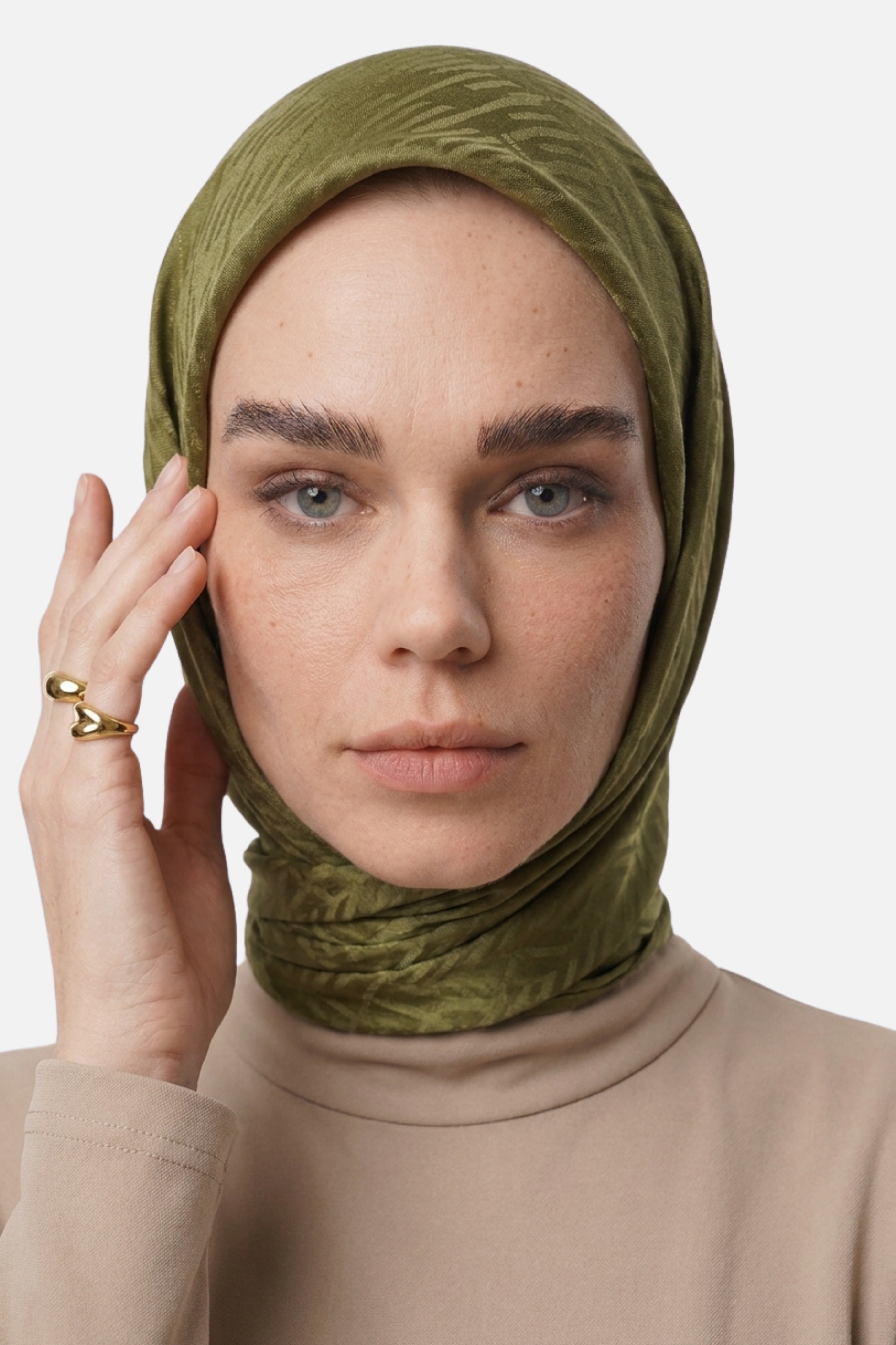 Grove Desen Ayrobin Jakar Eşarp