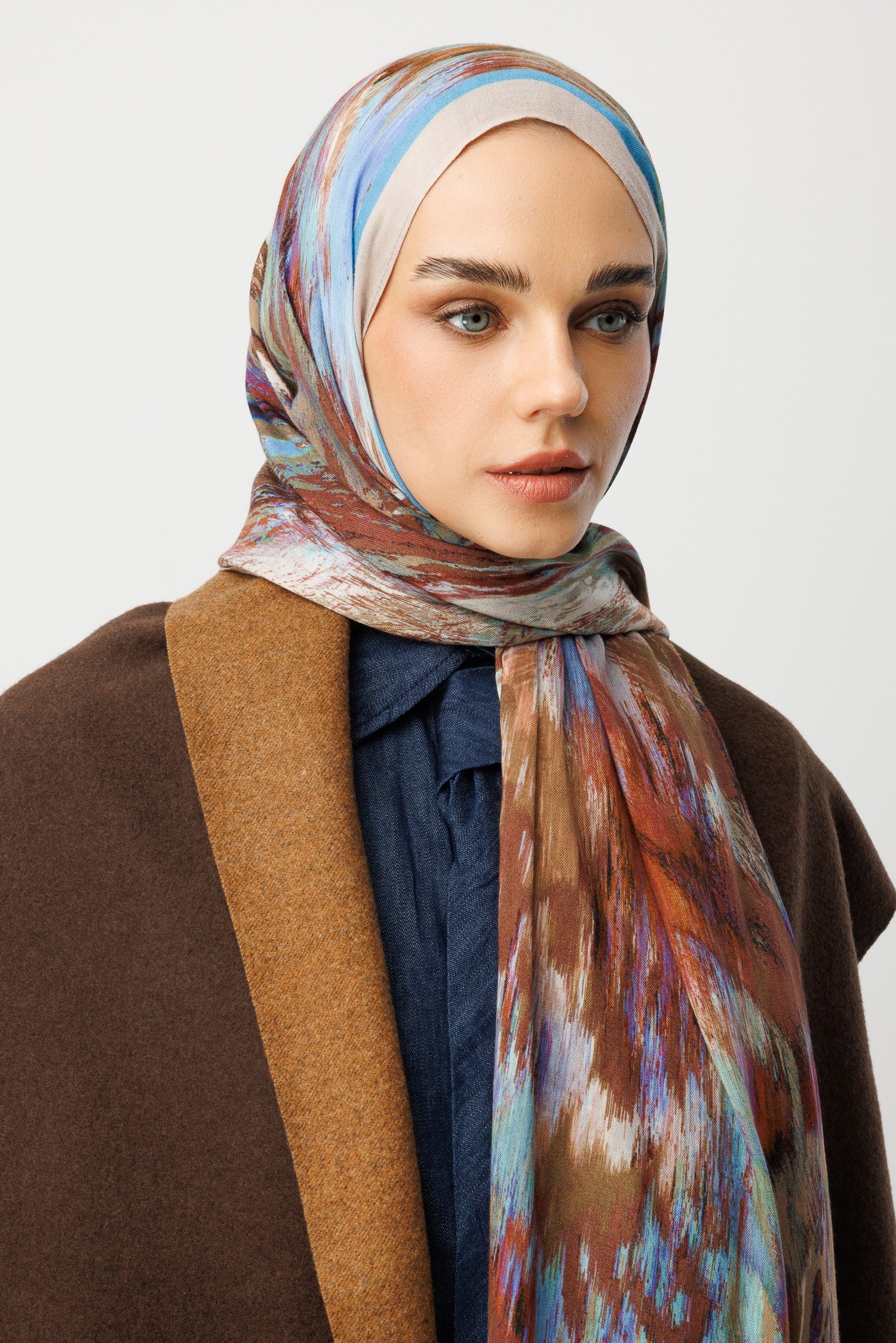 Leopar Desen Rami Şal