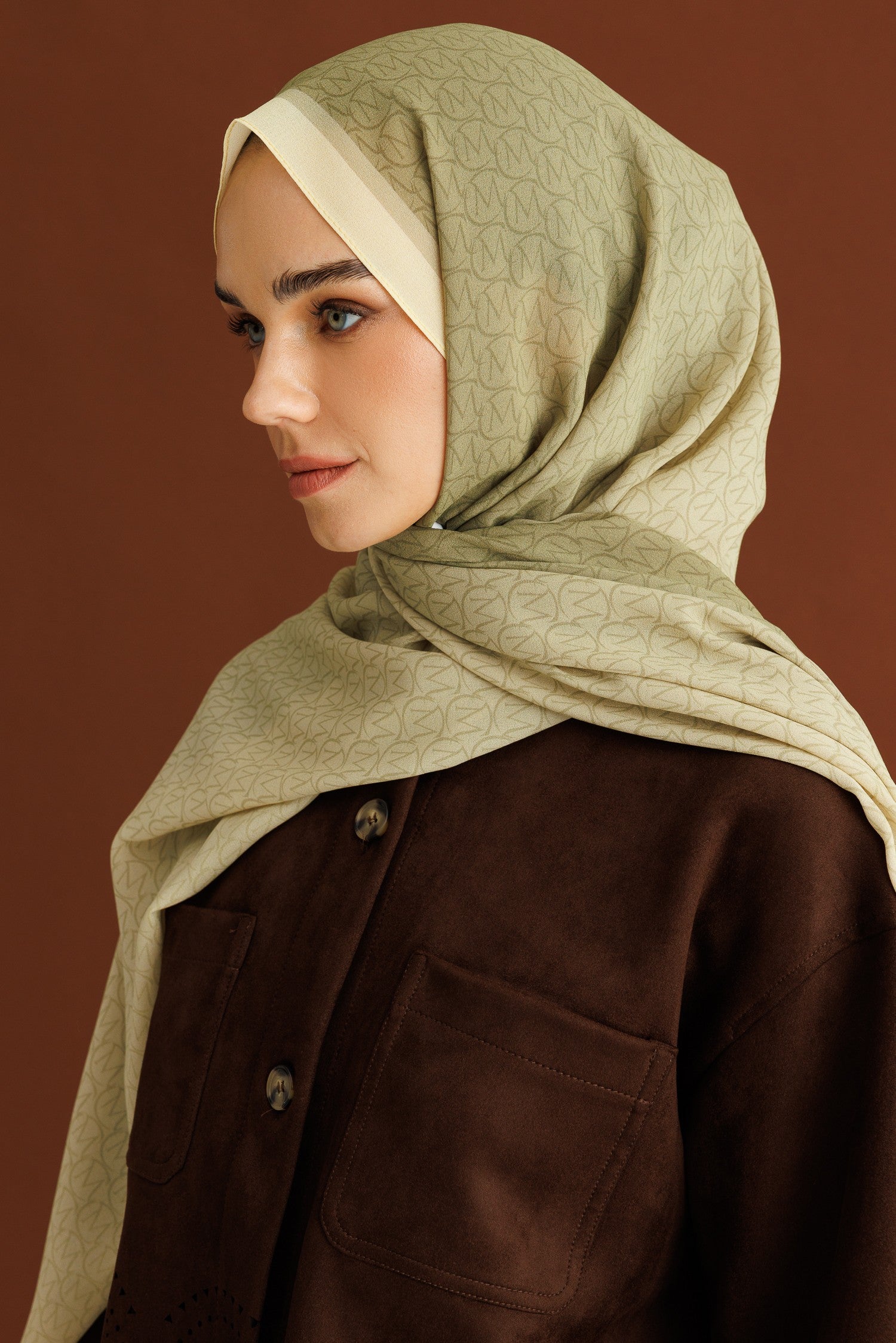 Monogram Hebei İpek Şal